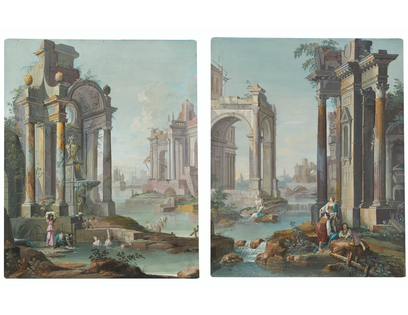 Francesco Zuccarelli, R.A. (Pitigliano 17021788 Florence) and Antonio