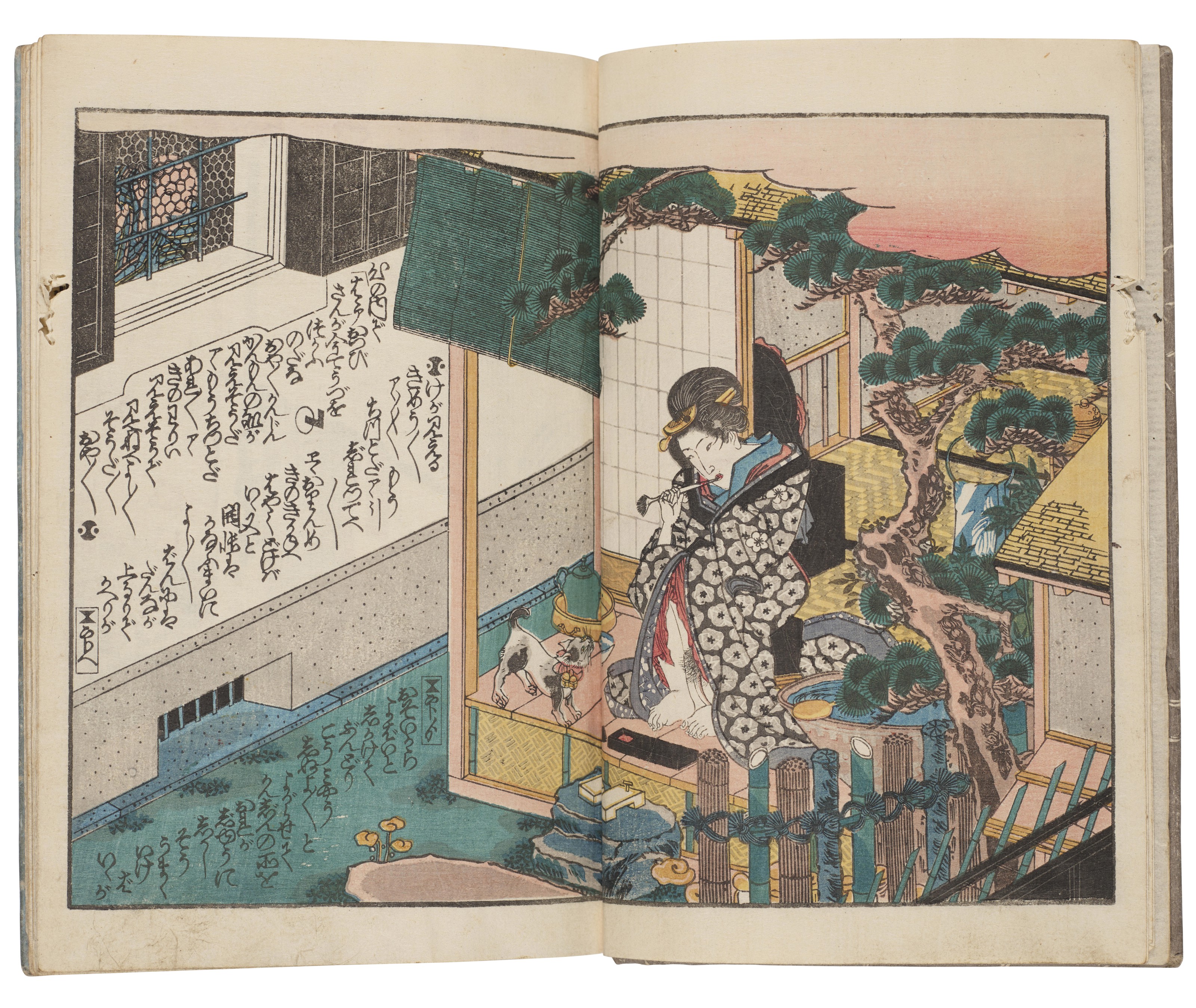 UTAGAWA KUNISADA (1786-1864), Sento shinwa (New Strories of the Bathhouse)  | Christie's