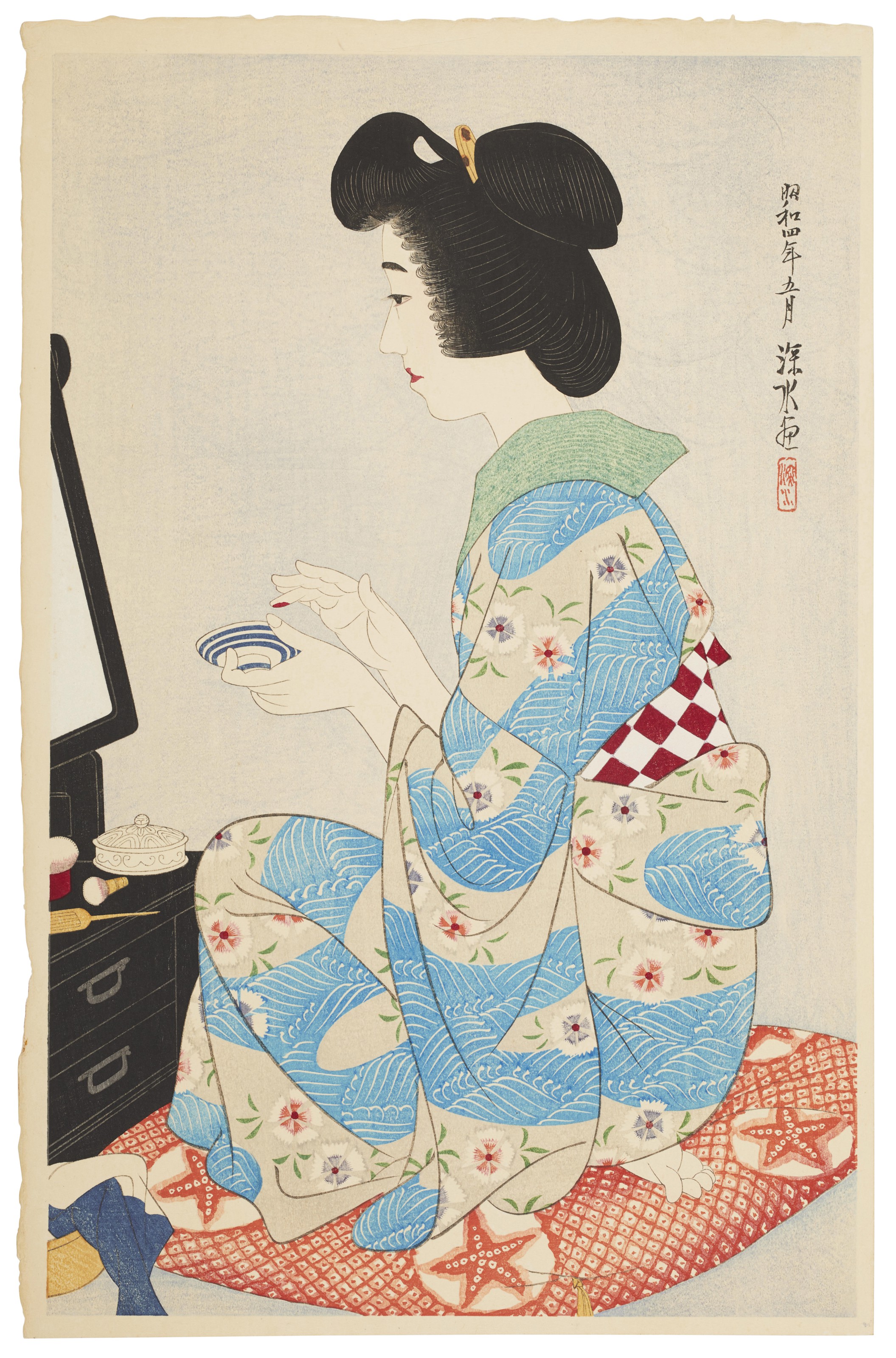 KATSUSHIKA HOKUSAI (1760-1849), Koshu Kajikazawa (Kajikazawa in