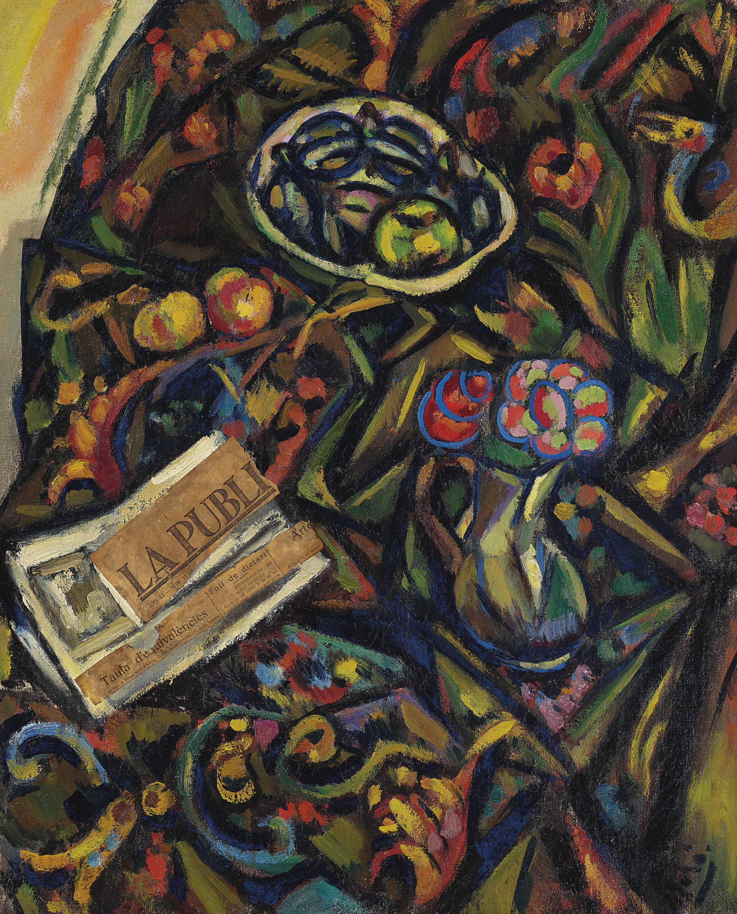 Joan Miró (18931983) , "La Publicitat" et le vase de fleurs Christie's