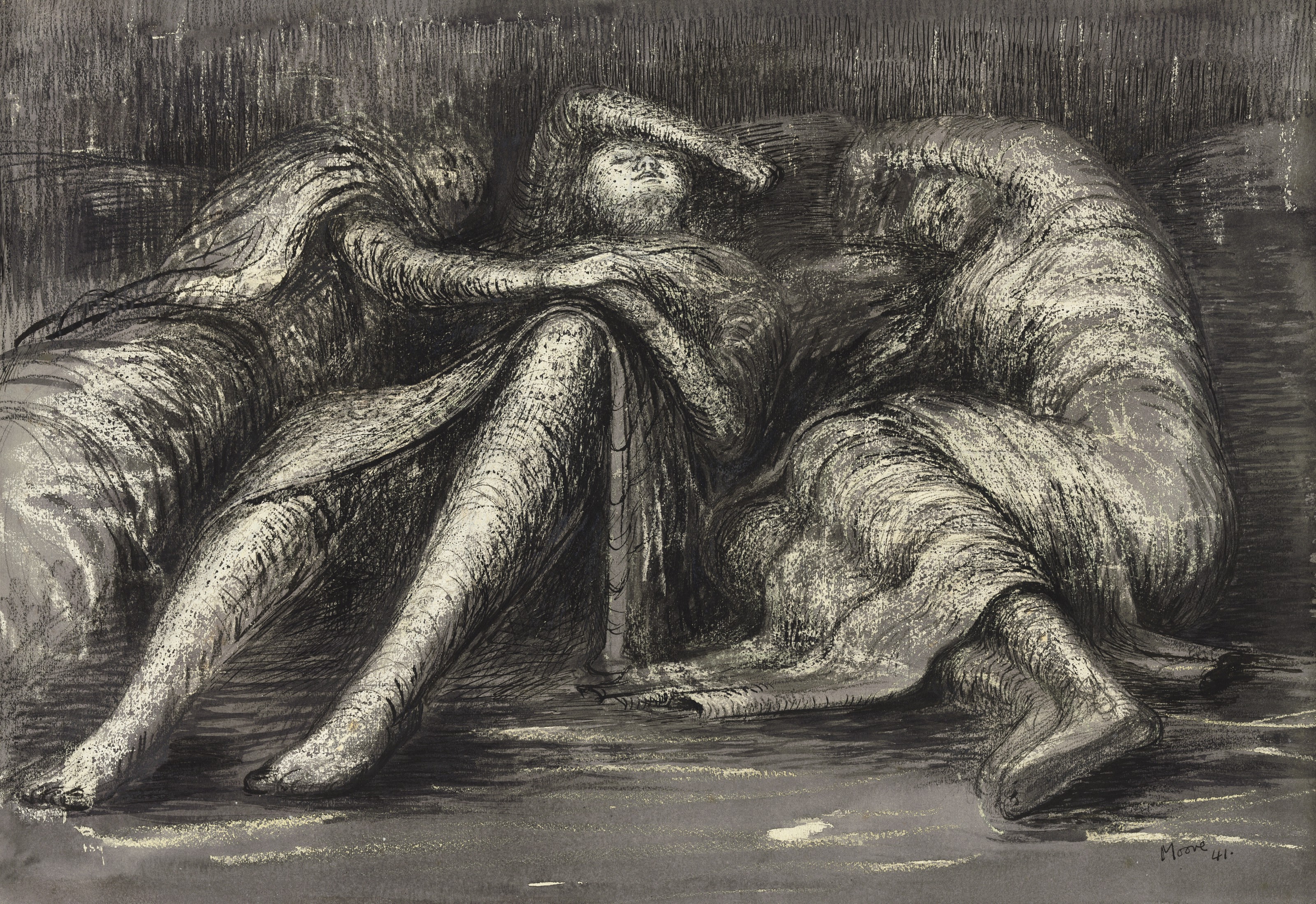 Three Sleeping Shelterers