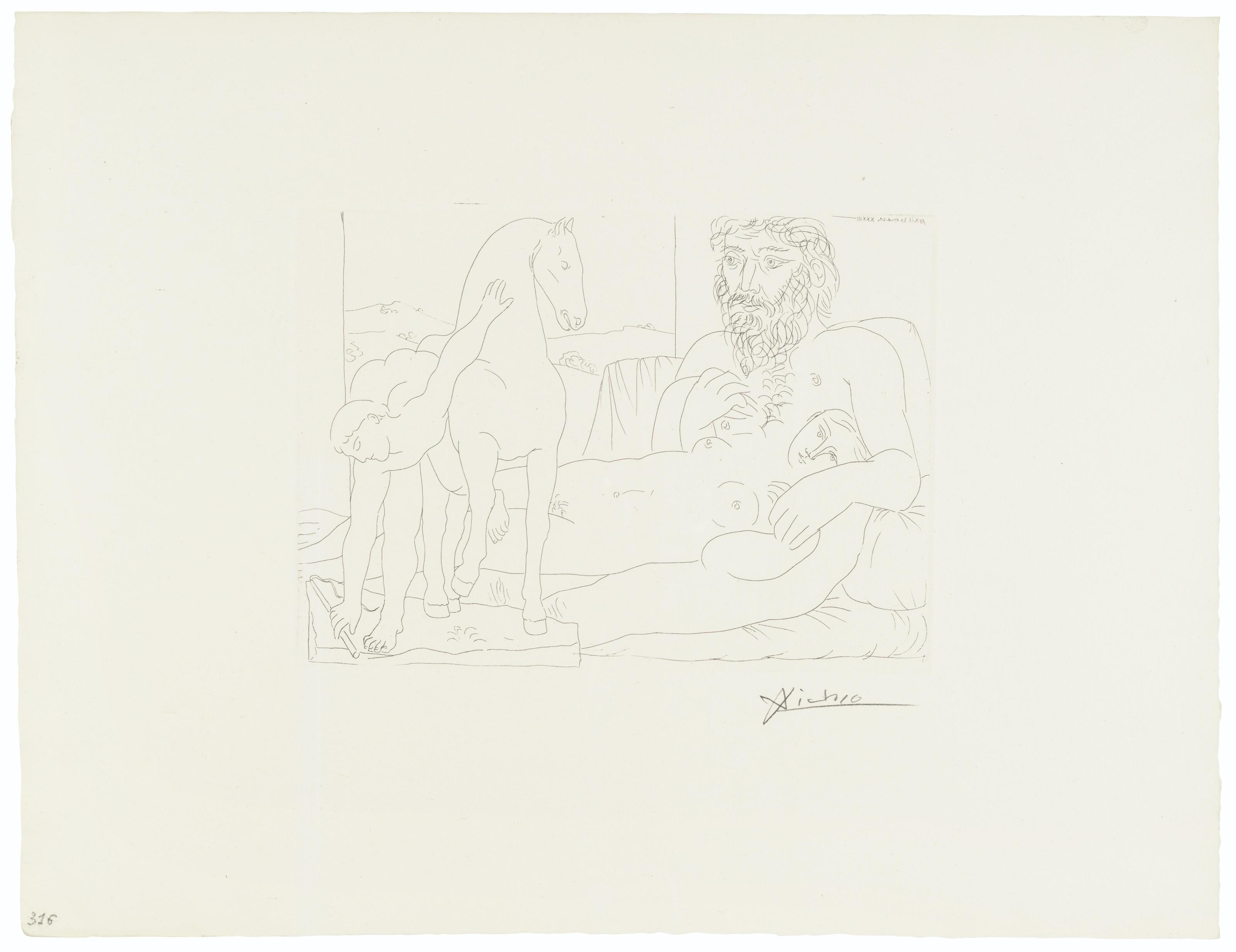 PABLO PICASSO (1881-1973), La Suite Vollard | Christie's