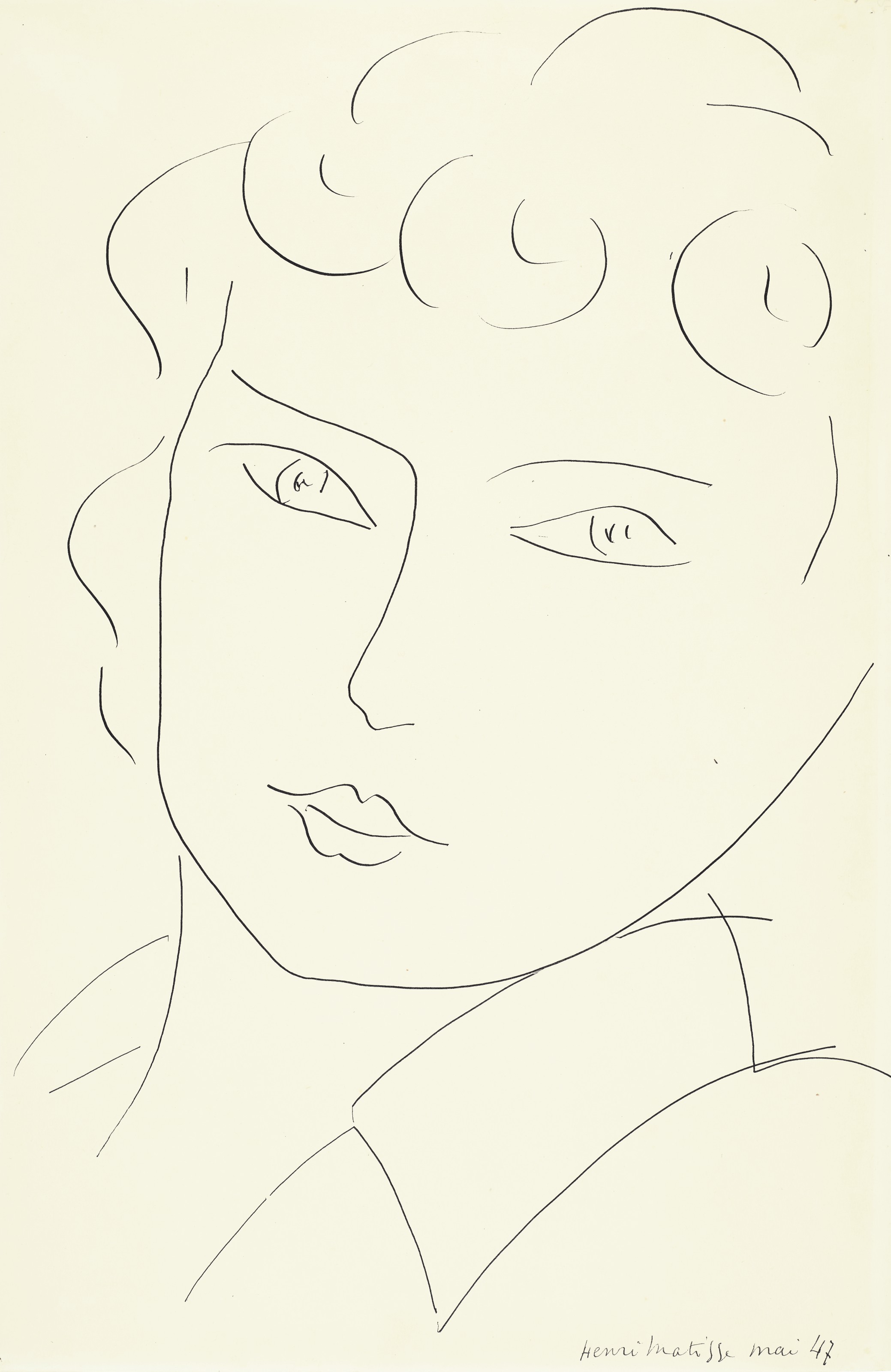 Tête de femme (recto and verso)