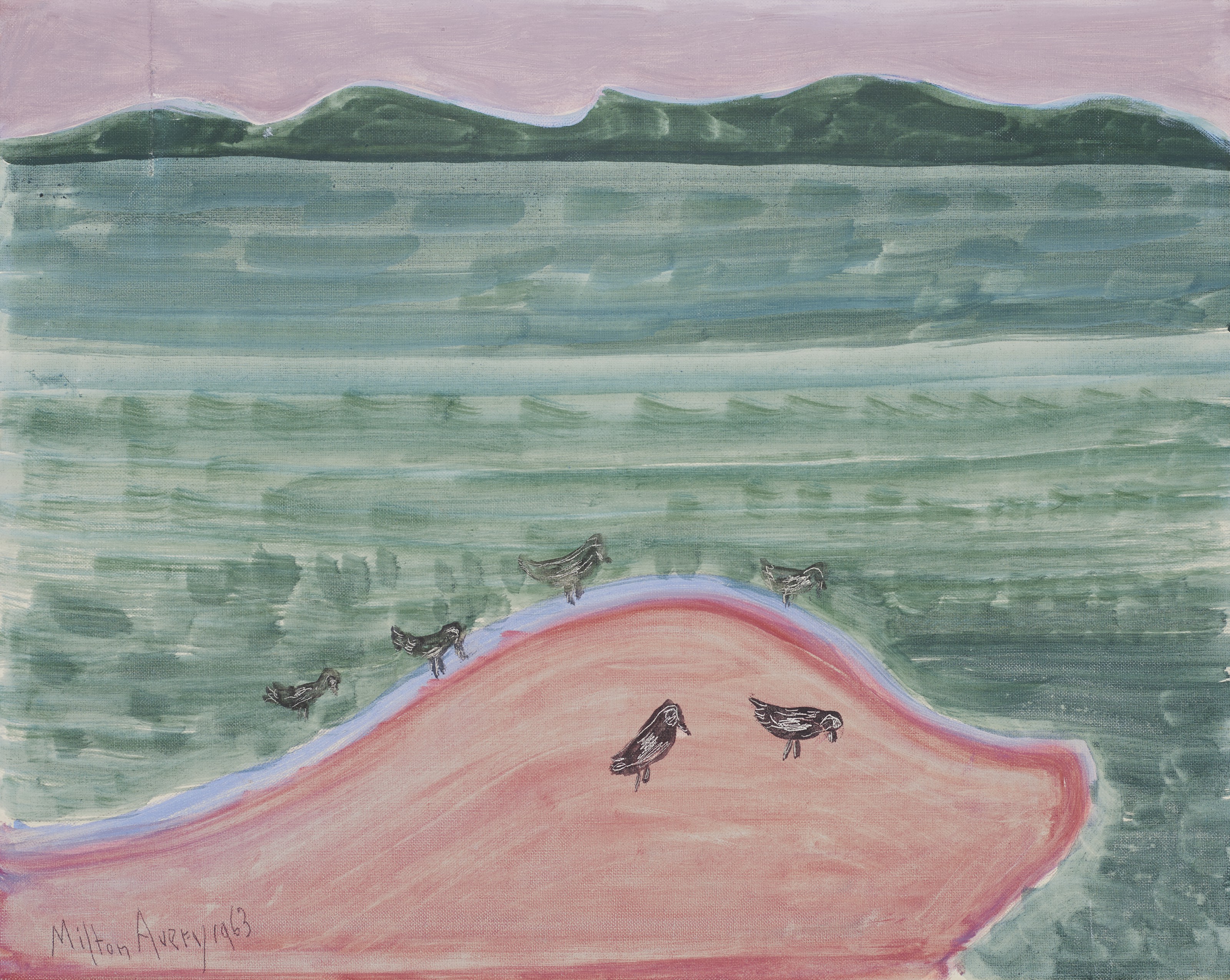 Milton Avery (1885-1965), Pink Sand, Pink Sky | Christie's