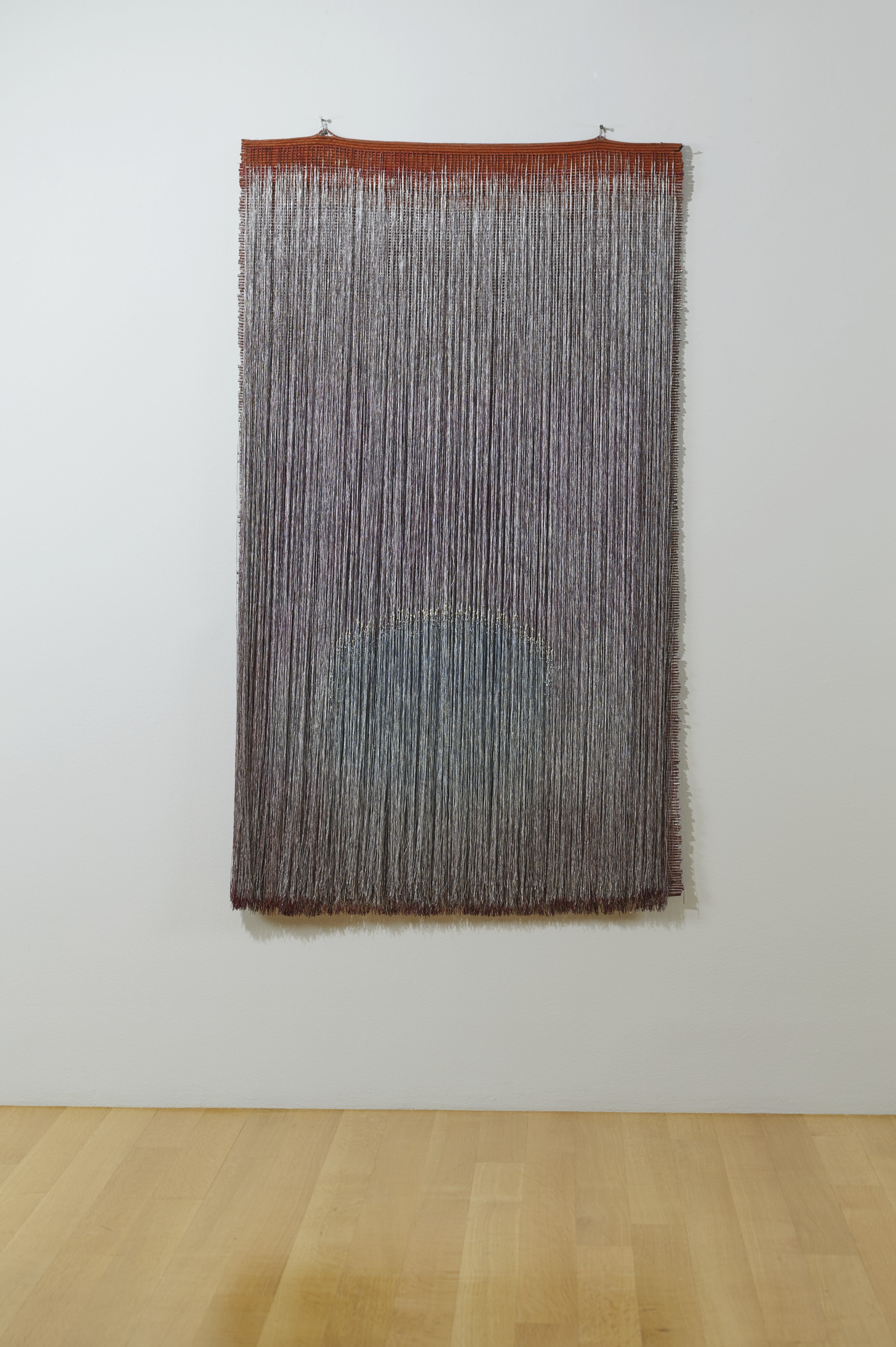 Olga de Amaral (b. 1932), Lienzo 30, 2001. 66 x 38&frac14;  in (167.6 x 97.2  cm). Estimate: $70,000-90,000. Offered in Latin American Art on 20-21 November 2019 at Christie&rsquo;s in New York