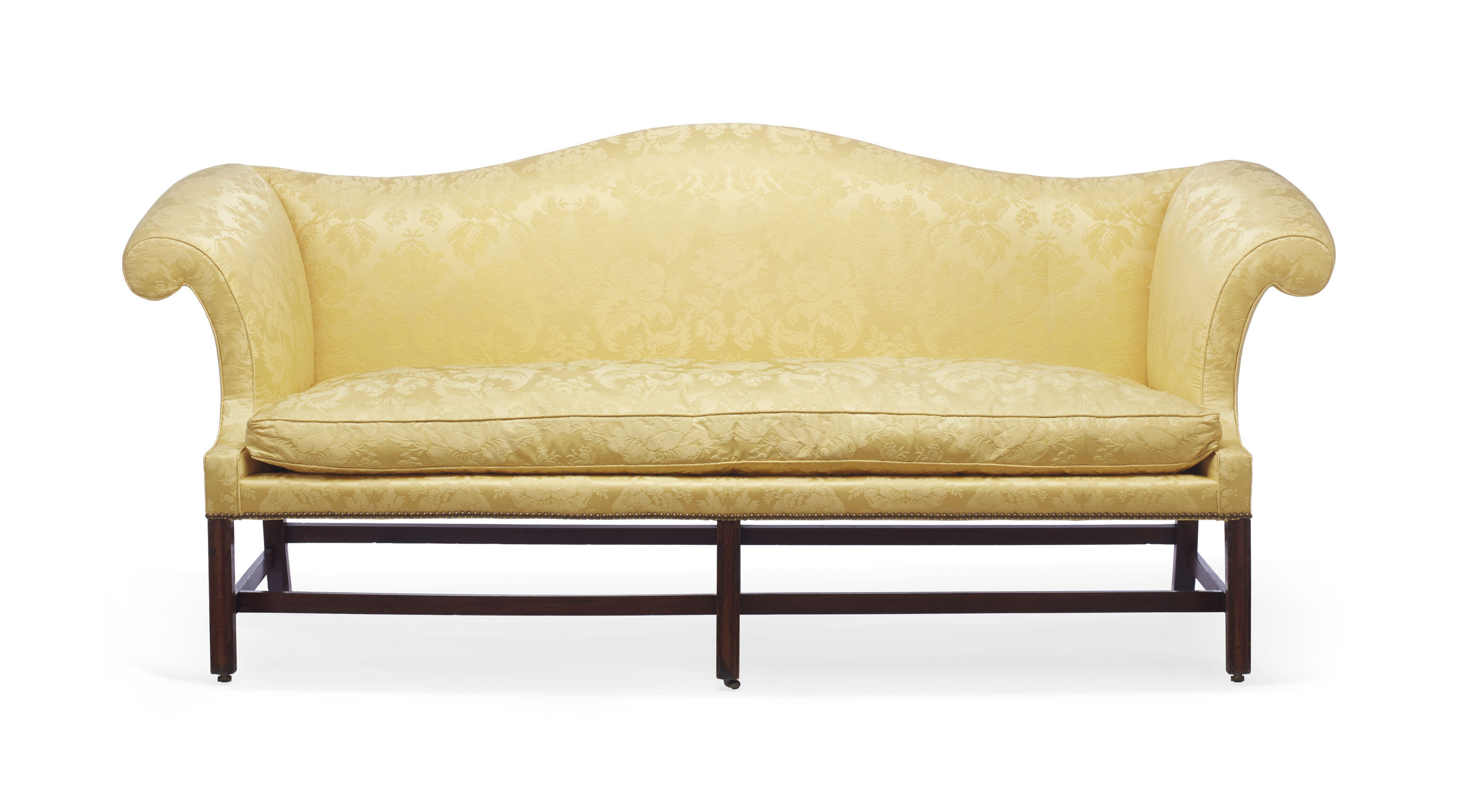 A III MAHOGANY SOFA , POSSIBLY SCOTTISH, SECOND HALF 18TH