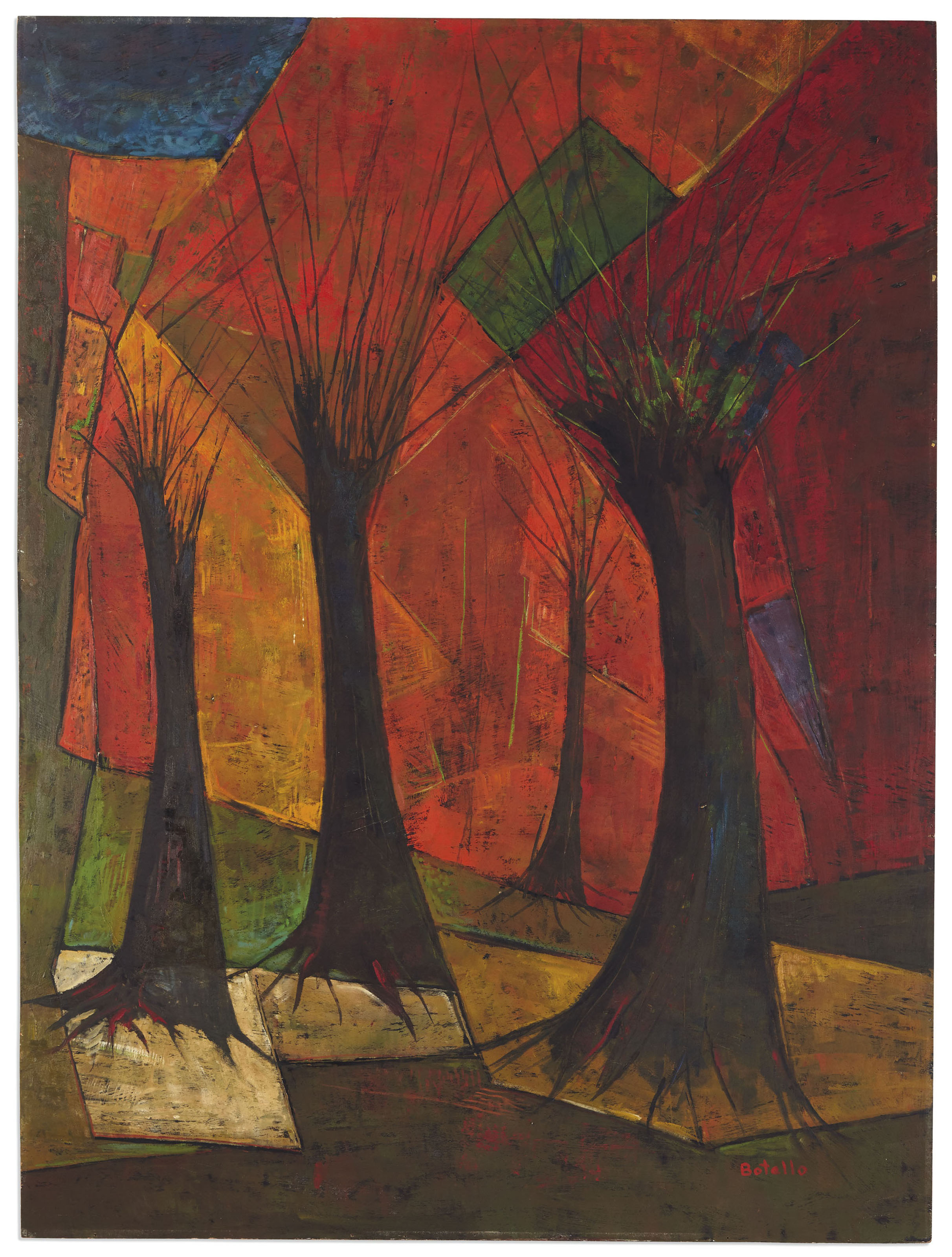 Ángel Botello (Puerto Rican, 19131986) , Trees Christie's
