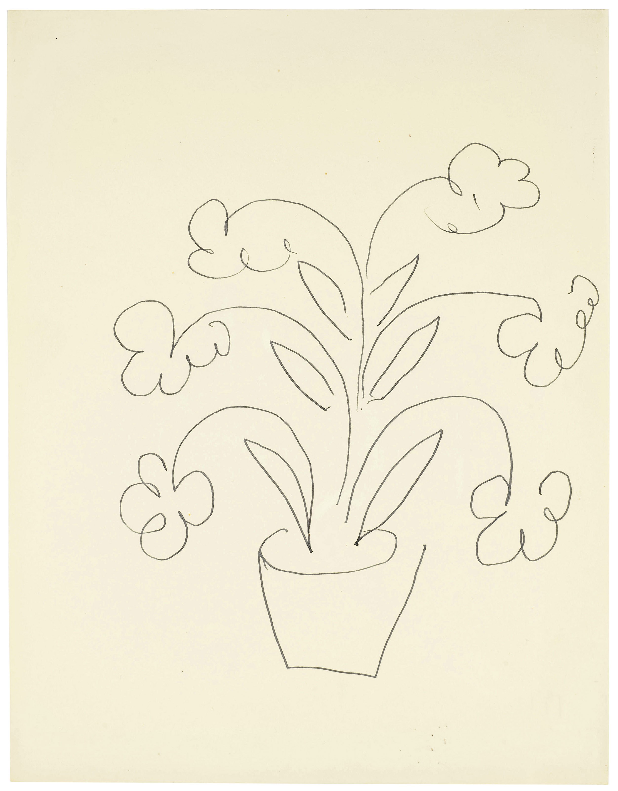Henri Matisse (1869-1954), Pot au fleurs | Christie's