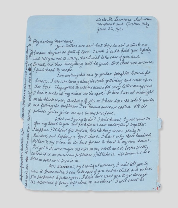 write me and tell me your heart leonard cohen s letters to marianne