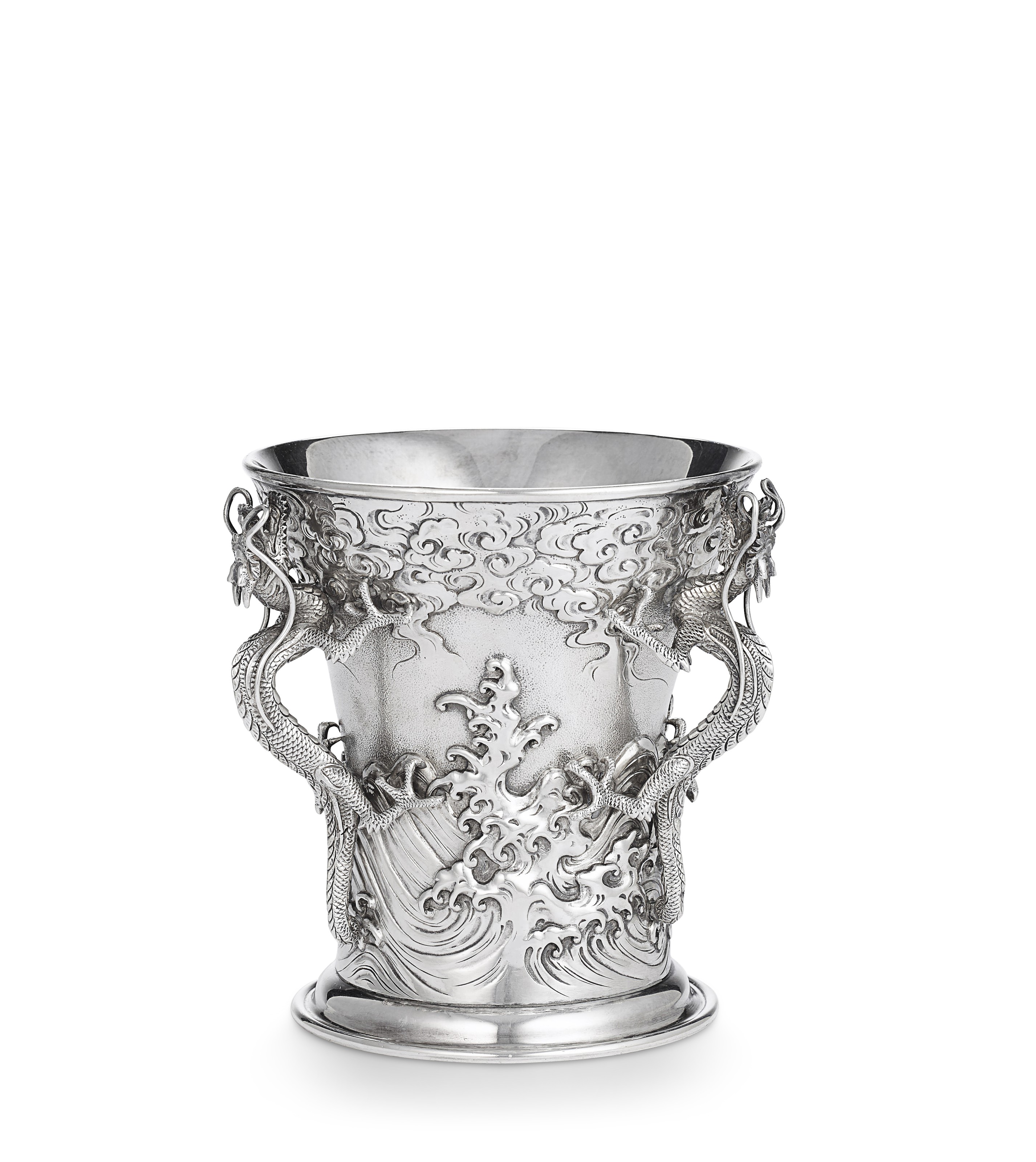 A CHINESE EXPORT SILVER TAZZA, MARK OF BAO SHENG, CANTON, RETAILED BY WANG  HING & CO., CANTON, LATE 19TH CENTURY | Christie's