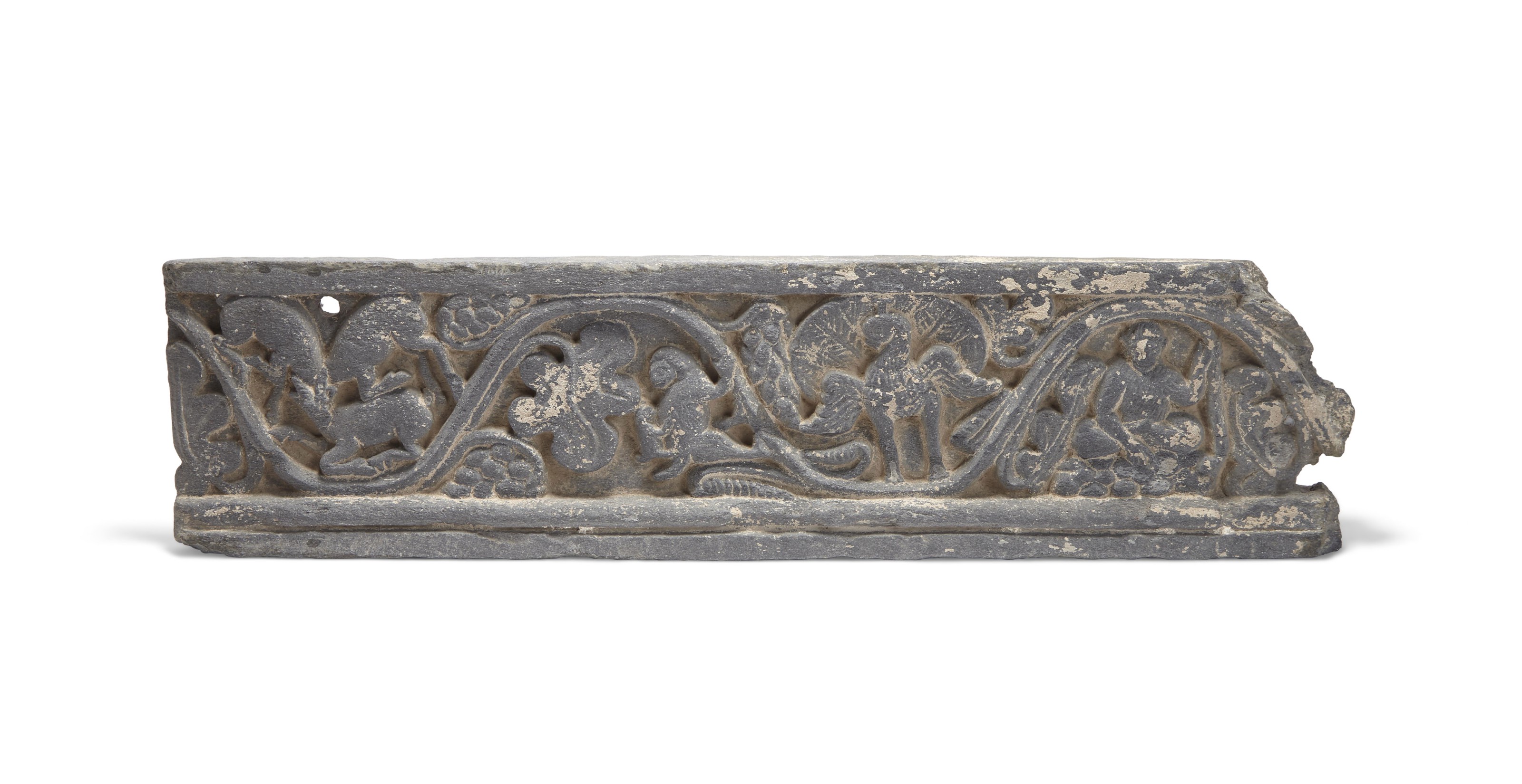 A GREY SCHIST RELIEF PANEL, THE ANCIENT REGION OF GANDHARA, 2ND-3RD ...