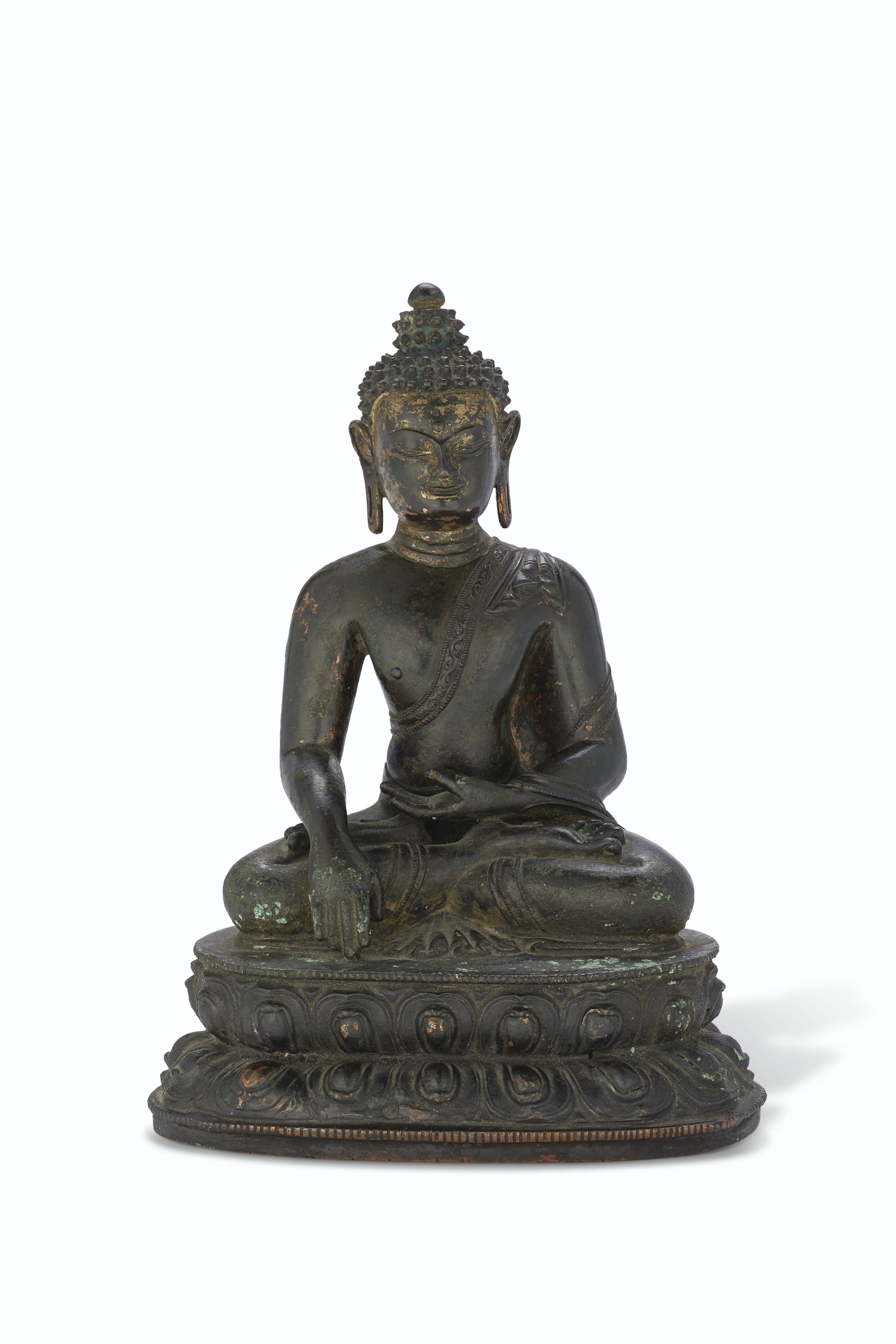 A BRONZE FIGURE OF BUDDHA SHAKYAMUNI, TIBET, 16TH CENTURY Christie’s