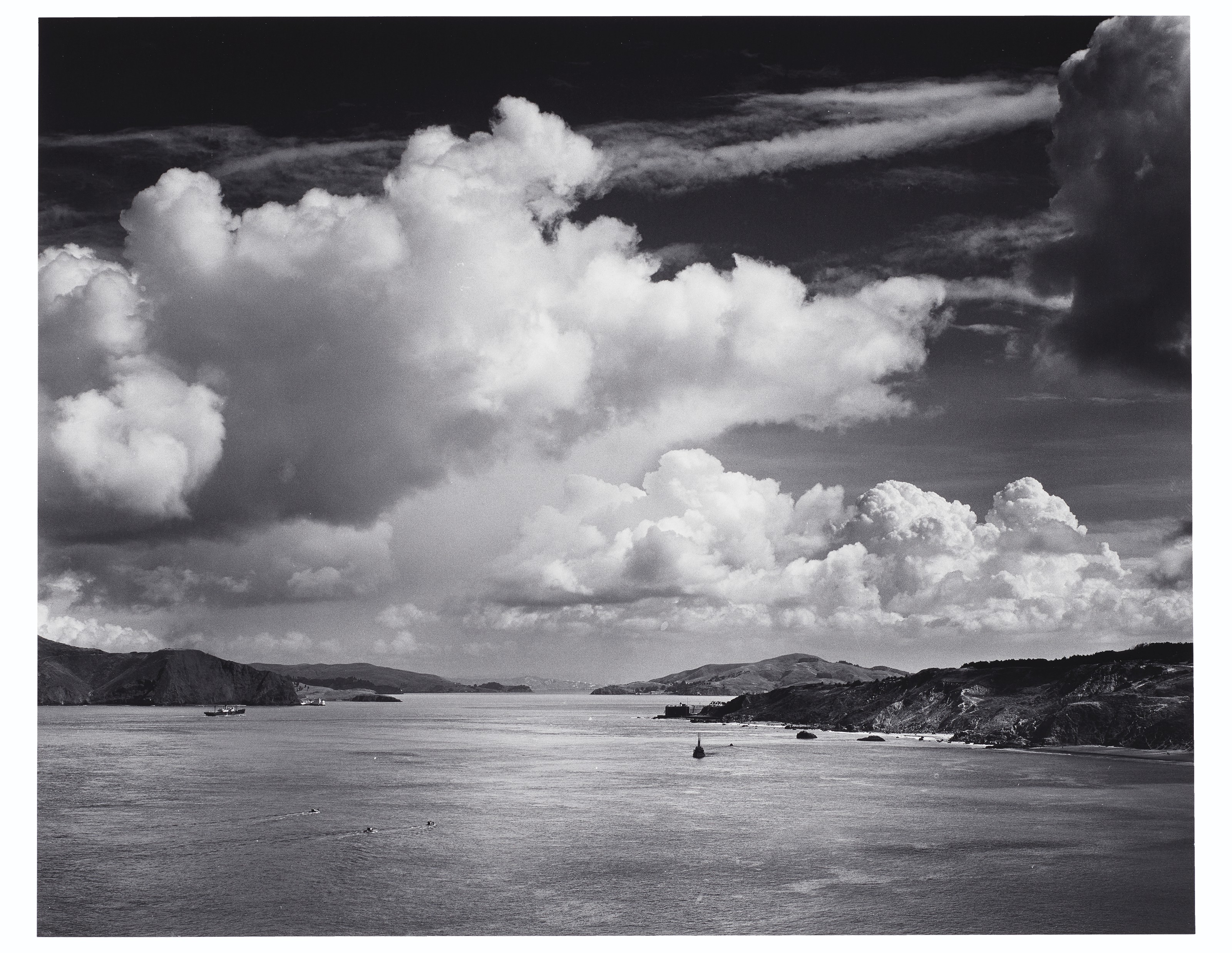 Ansel Adams 1902 1984 The Golden Gate Before The Bridge San
