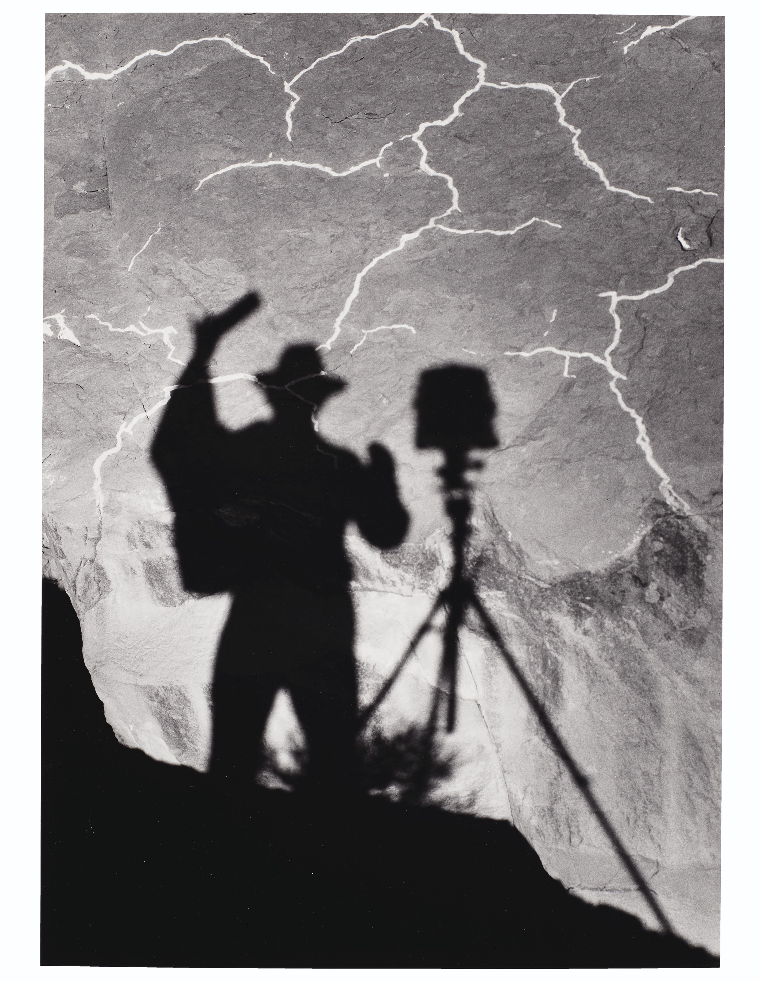 Ansel Adams (1902-1984), Self-Portrait, Monument Valley, Utah, 1958. Imagesheet 13¼ x 9½ in. (33.5 x 24.2 cm). Mount 17 15⁄16 x 13⅞  in (45.3 x 35.2  cm). Estimate $6,000-8,000. This lot is offered in Ansel Adams and the American West Photographs from the Center for Creative Photography on 10 December 2019 at Christie’s in New York. Artwork © The Ansel Adams Publishing Rights