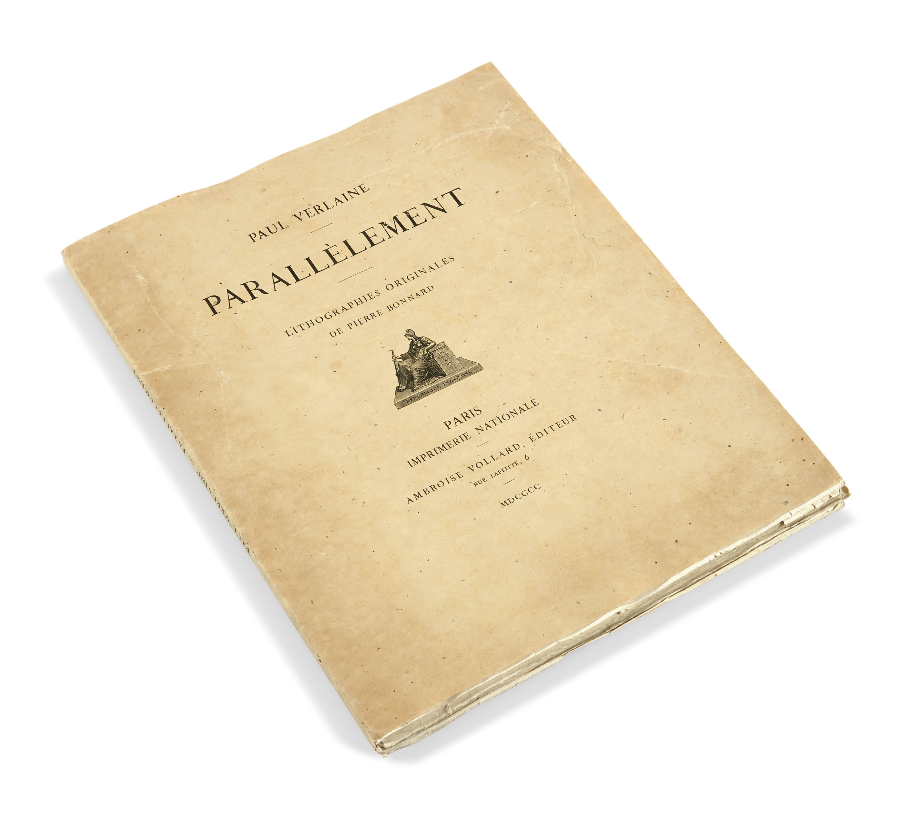 VERLAINE (P.) BONNARD (P.). Parallèlement. Paris