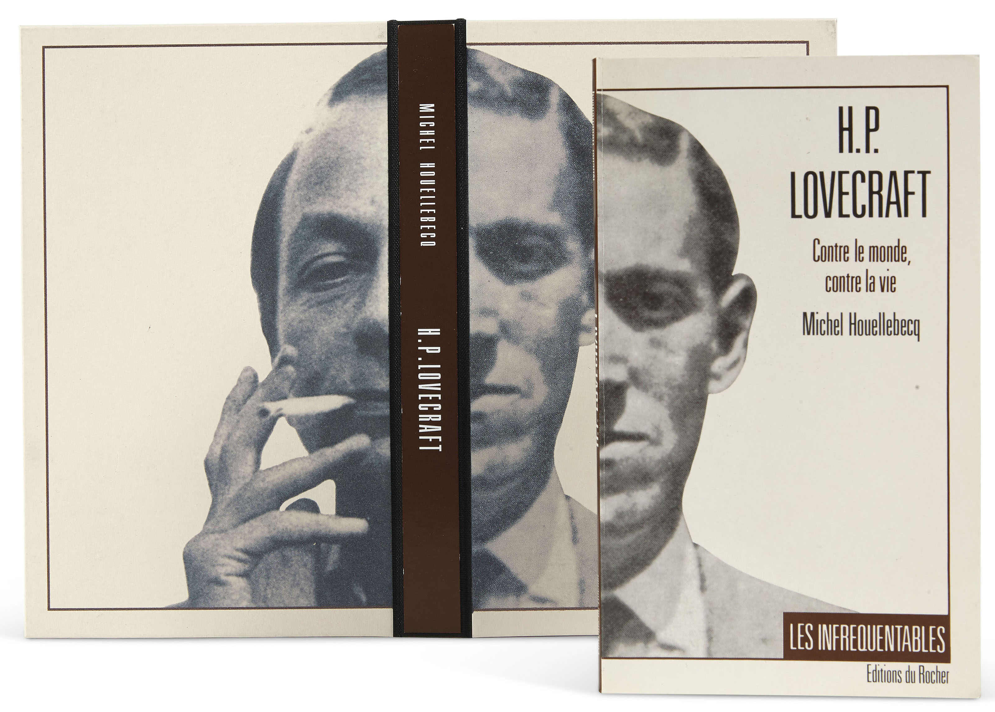 Houellebecq M H P Lovecraft Contre La Vie Contre Le Monde Monaco Les Editions Du Rocher Jean Paul Bertrand Editeur 1991 In 8 Broche Couverture Illustree De L Editeur Books Manuscripts Christie S