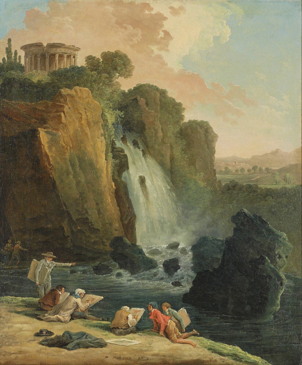 HUBERT ROBERT (PARIS 1733 - 1808)