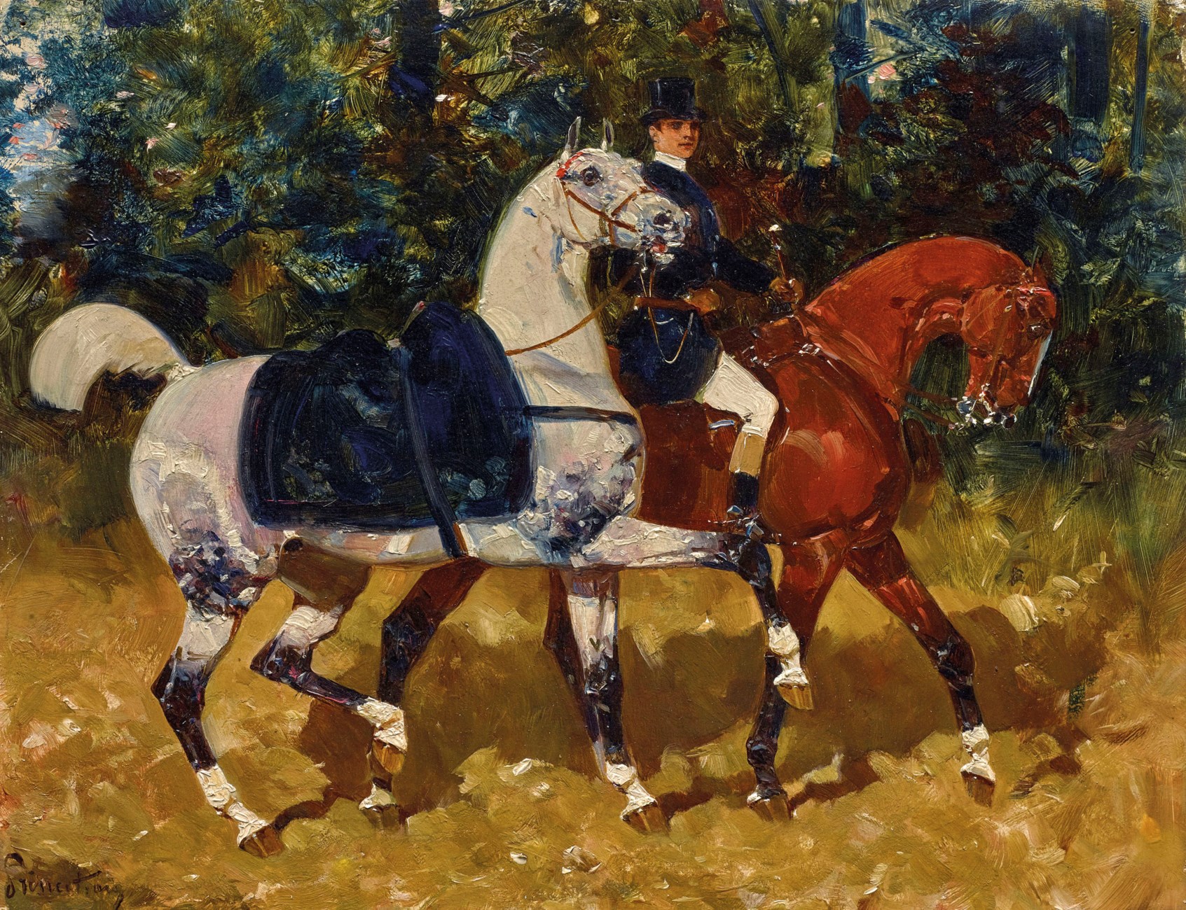 Gentleman Princeteau 2, Les courses : [exposition,] Musée des beaux