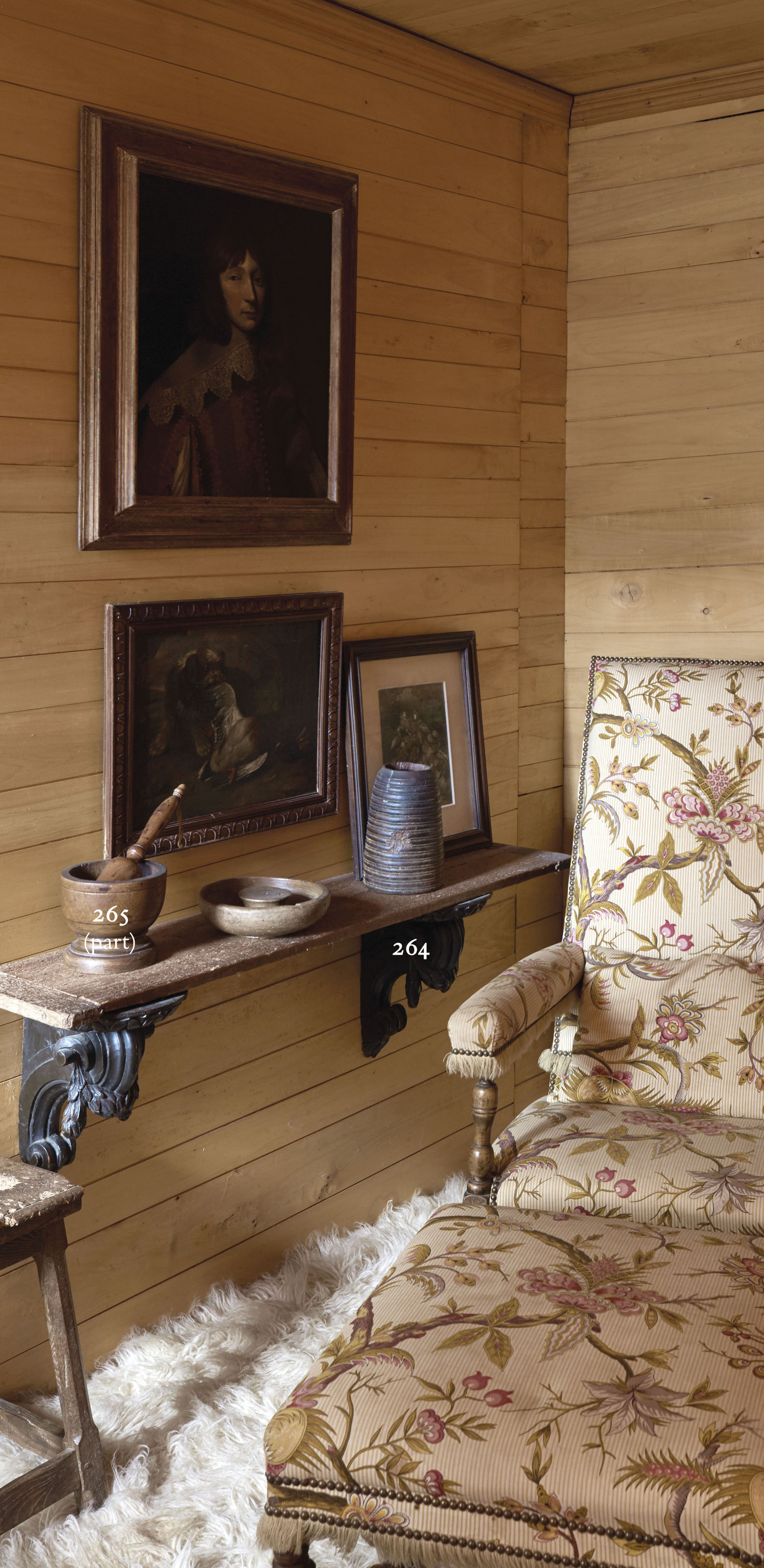 MOBILIER DE SALON DE STYLE LOUIS XIII, DEBUT DU XXe SIECLE