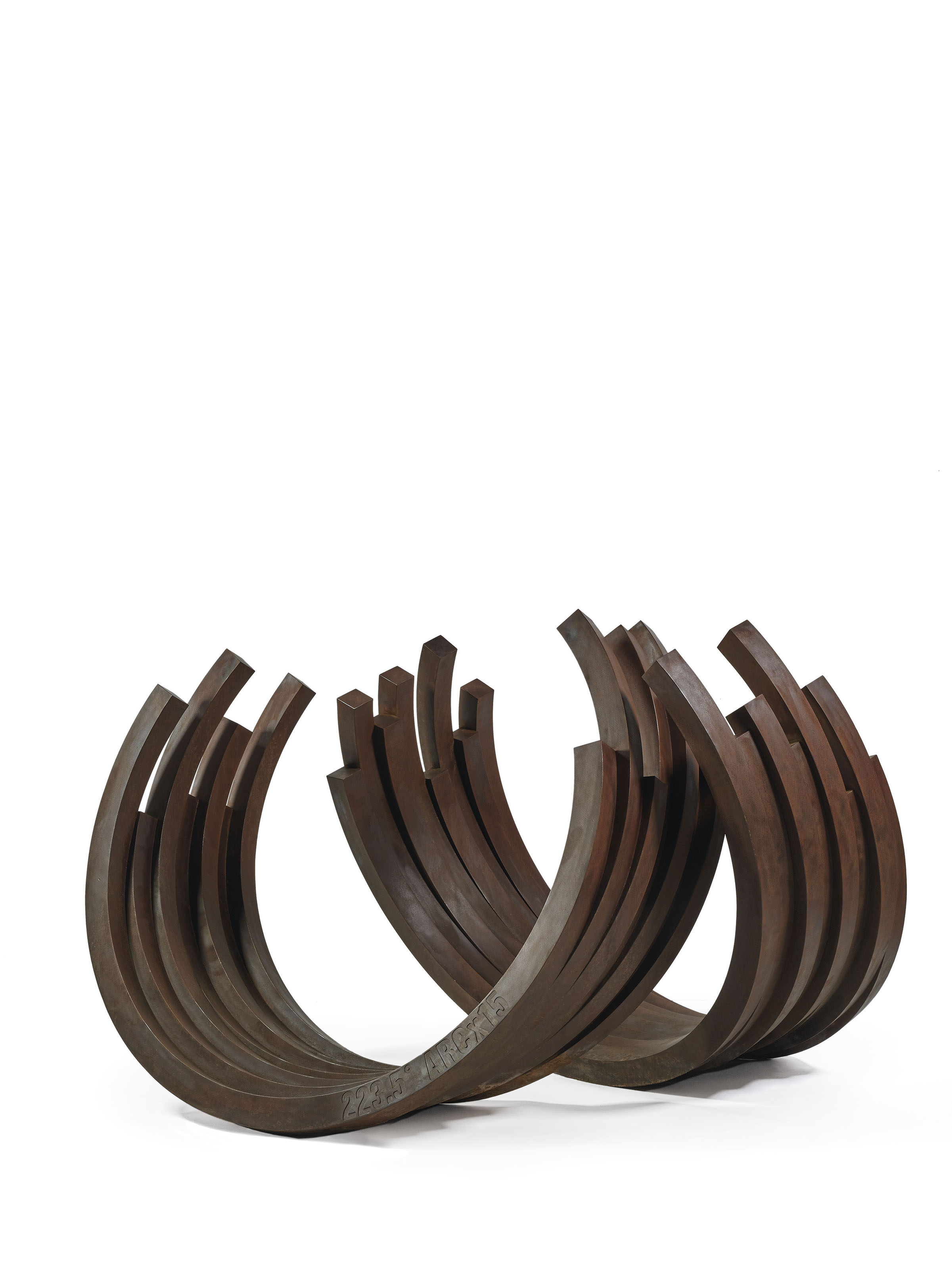 Bernar Venet (né en 1941), 223.5° Arc x 15 | Christies