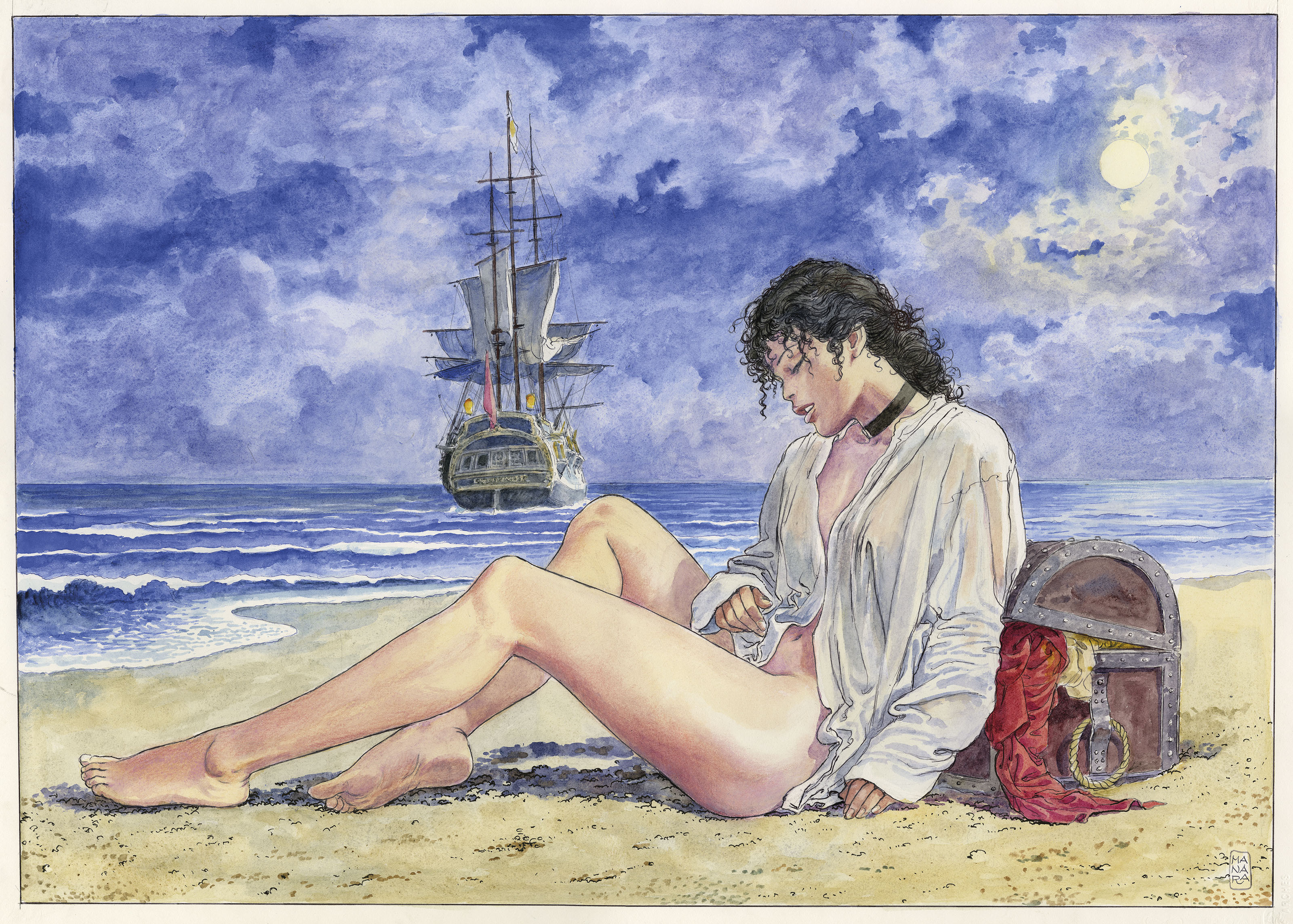 MILO MANARA (né en 1945) .