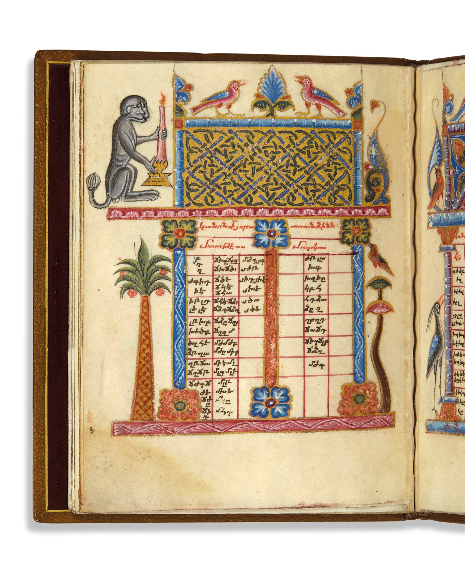 lettres enluminés