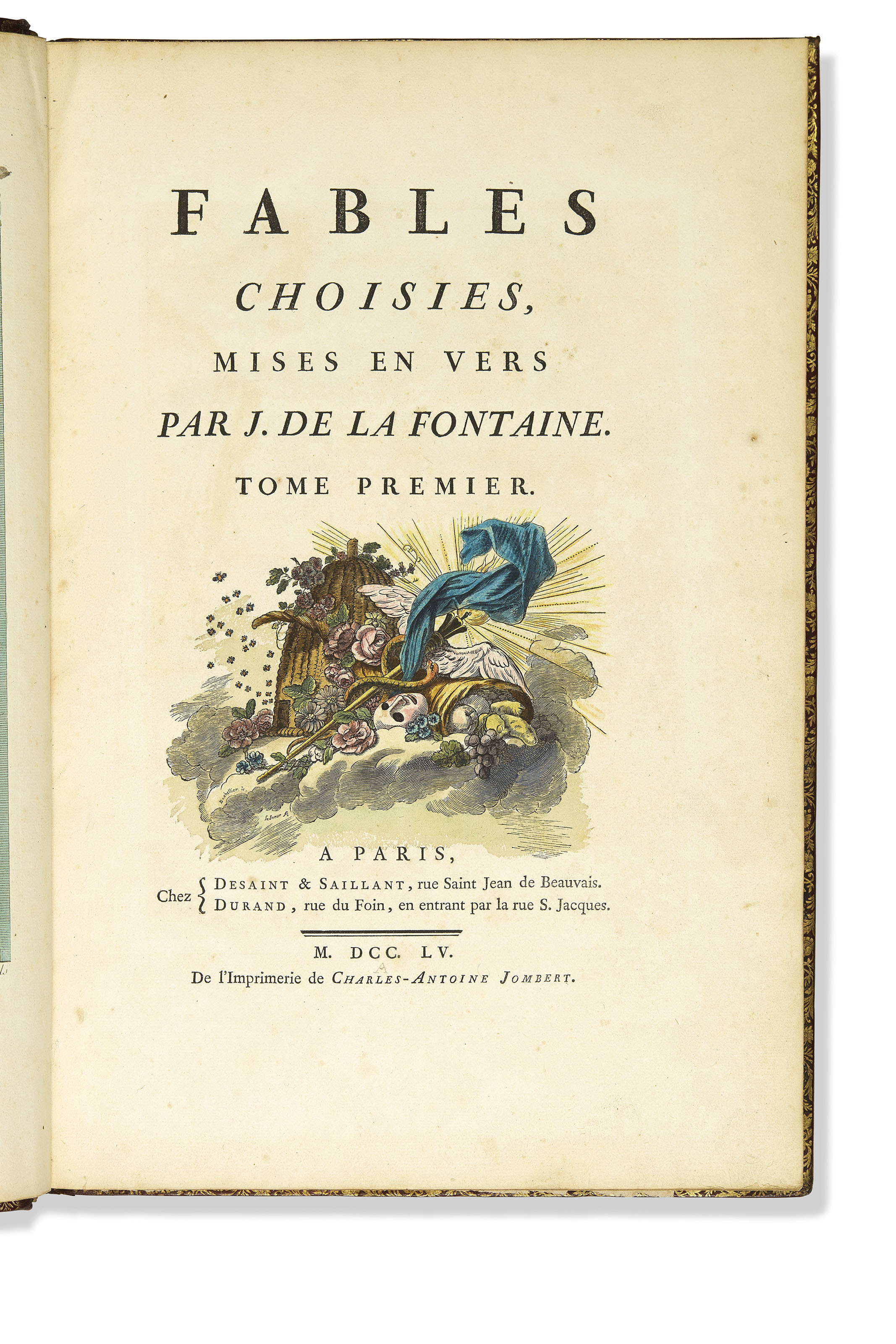 LA FONTAINE, Jean de (1621-1695). Fables choisies, mises ...