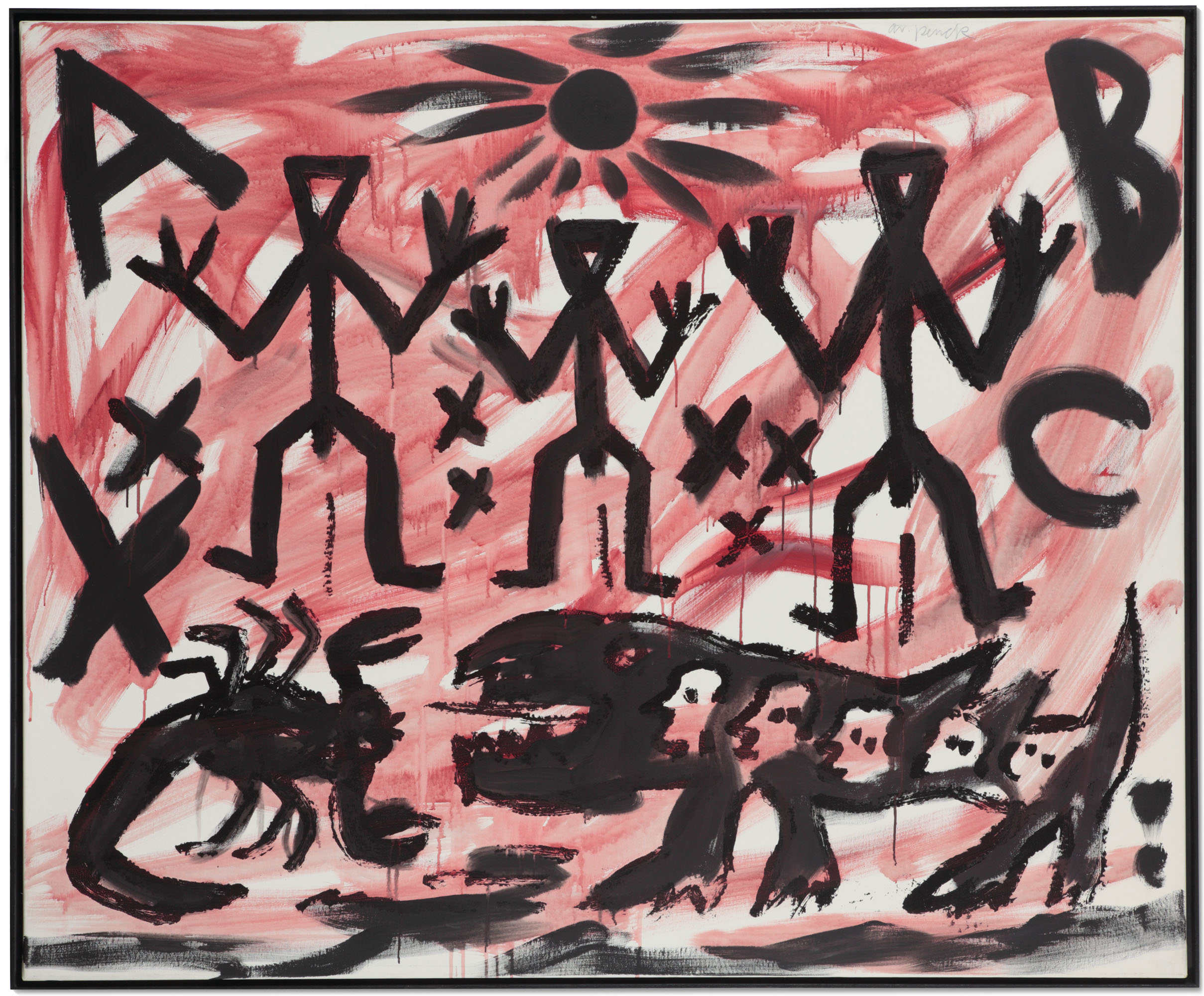 A. R. Penck (1939-2017), Drei von Vielen (Three of Many) | Christie's