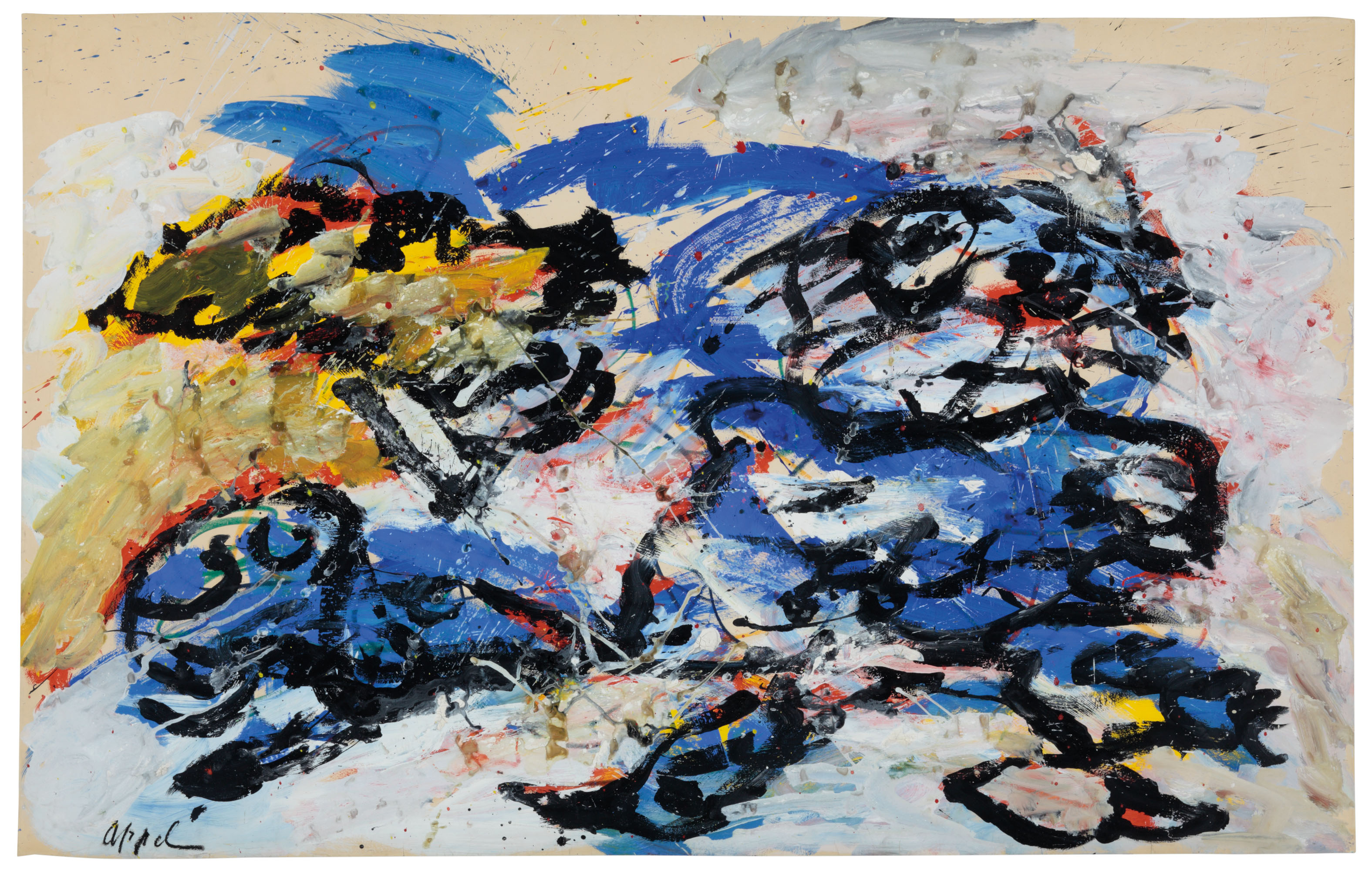 Karel Appel、Les Animaux du Desert、希少画集画 Karel Appel、Les Animaux du Desert、希少画集画 Karel Appel、Les