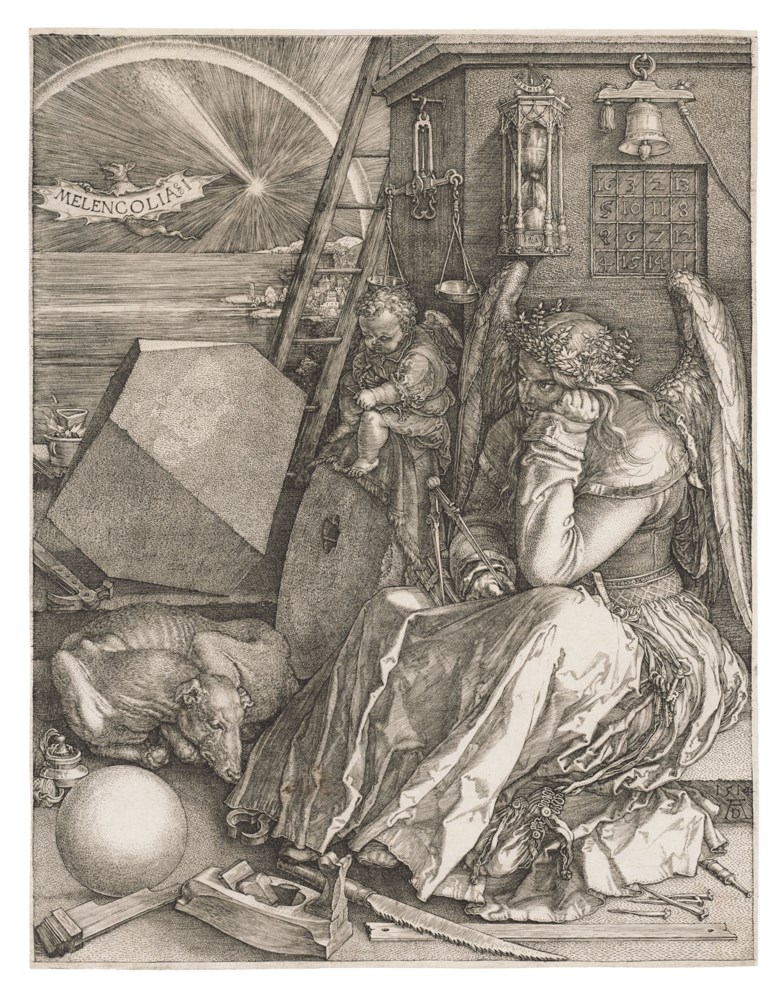 Albrecht Dürer (1471-1528), Melencolia I. Plate & sheet 243 x 190 mm. Offered in
Old Master Prints, 1-15 July 2020, online