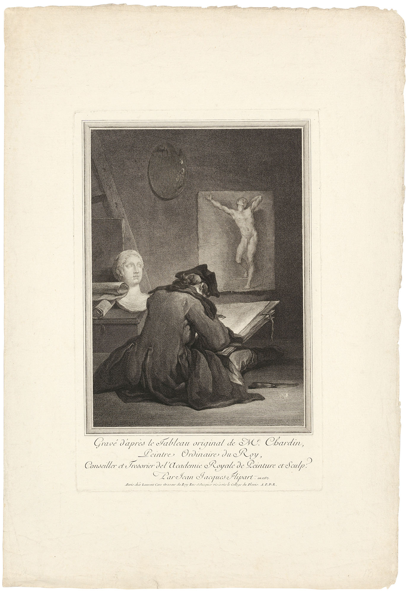 Le Dessinateur (A Student drawing)