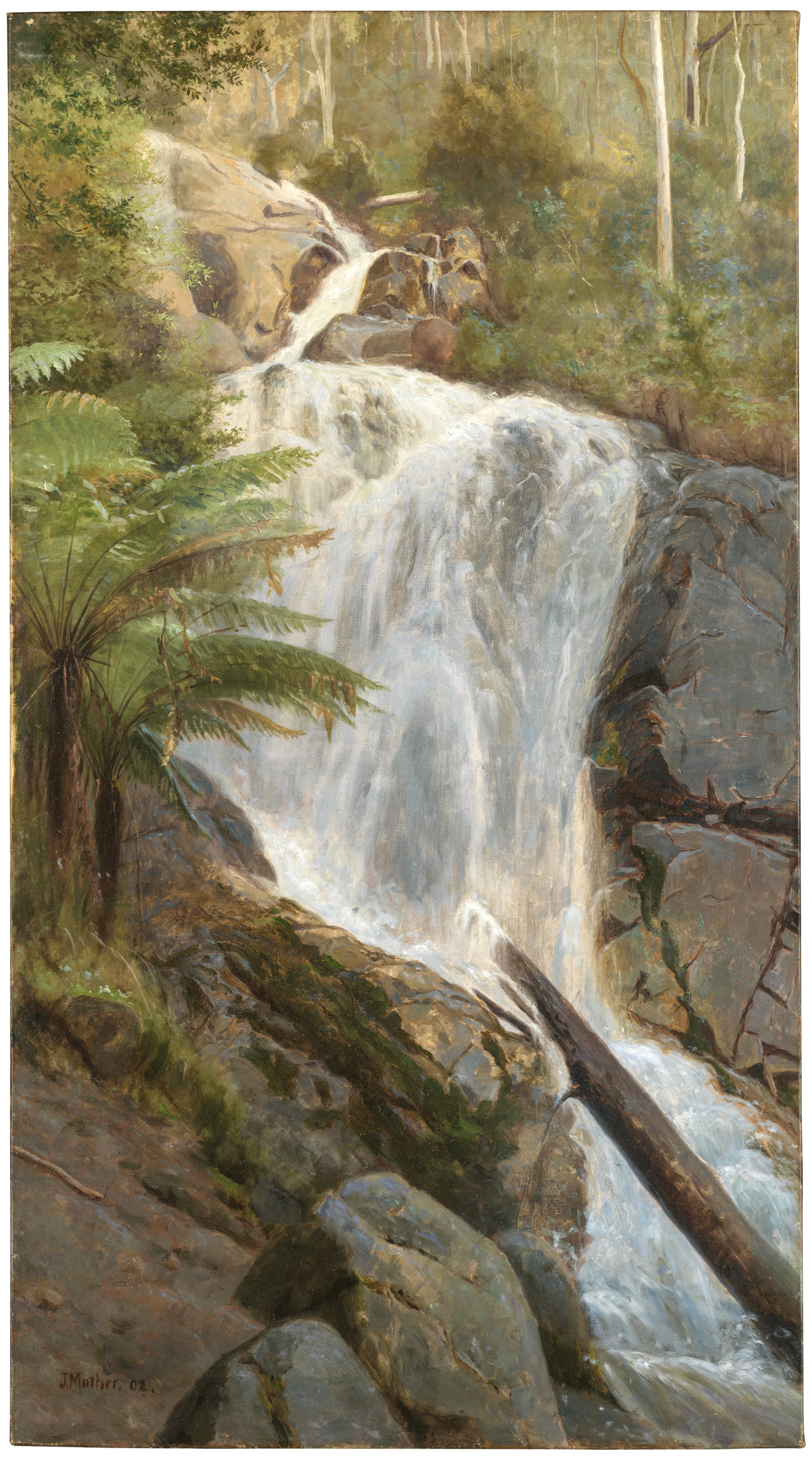 John Mather (18481916), A waterfall, Australia Christie’s