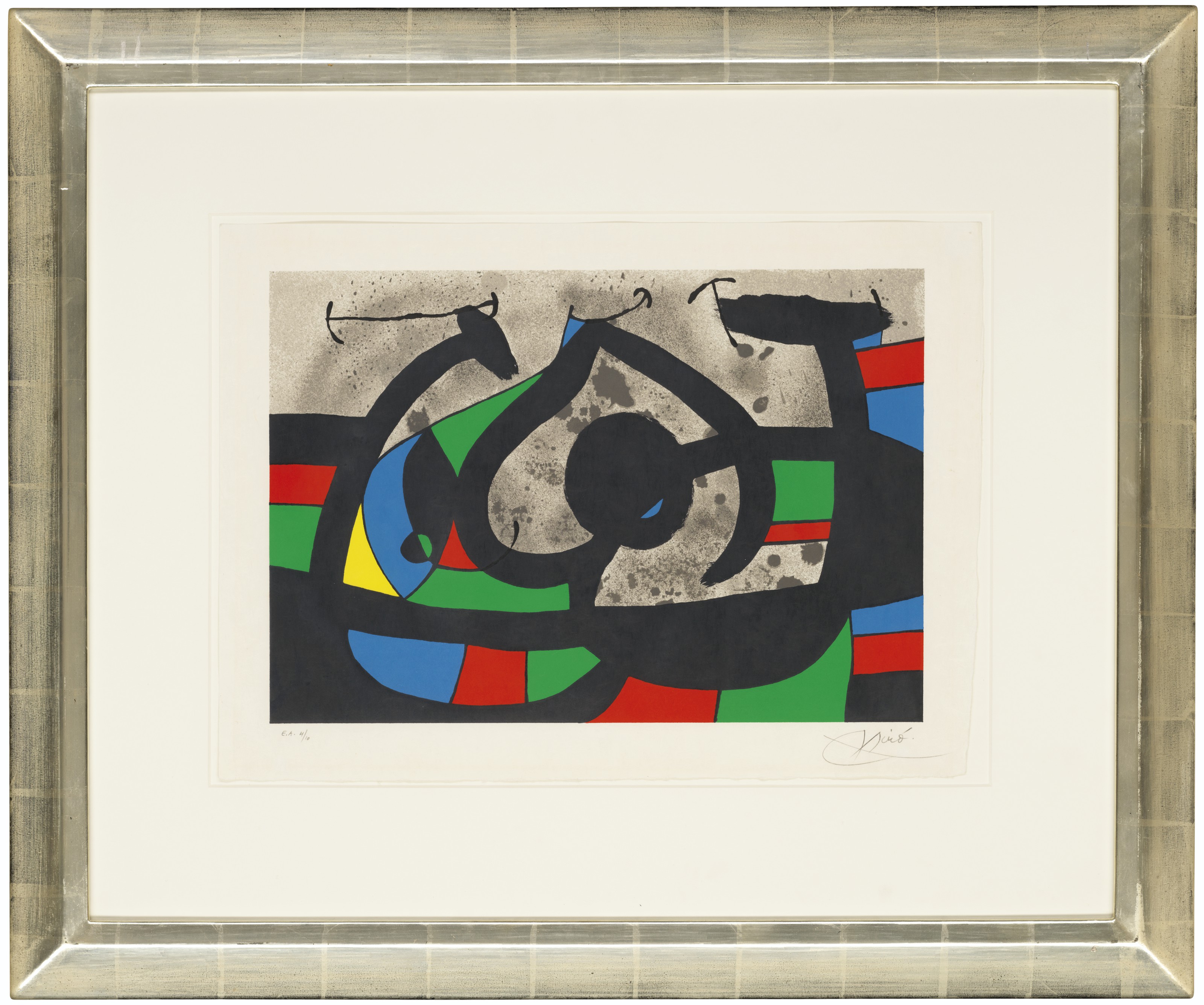 JOAN MIRÓ (1893-1983), Plate IX, from: Le Lézard aux plumes d'or