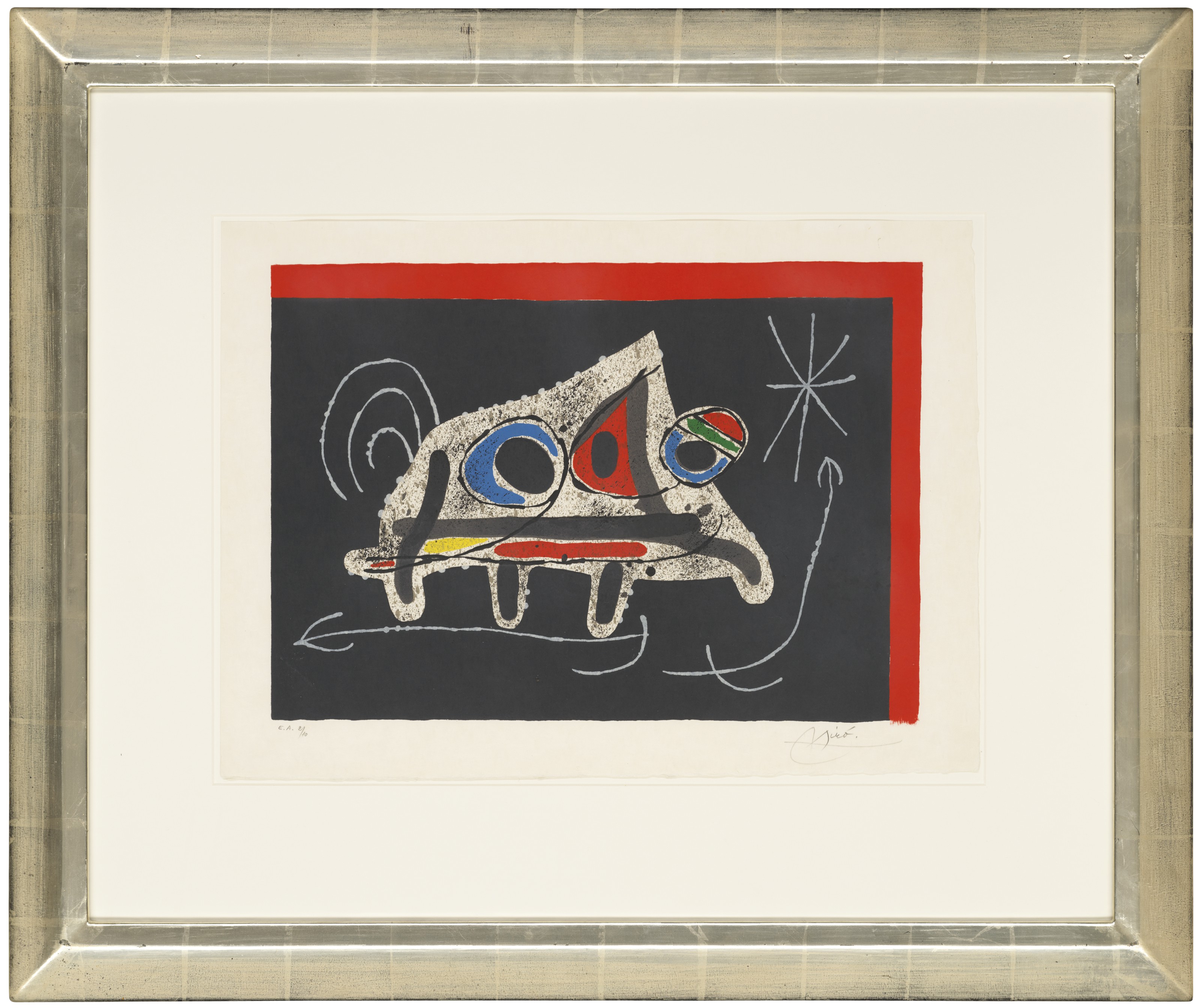 JOAN MIRÓ (1893-1983), Cover, from: Le Lézard aux plumes d'or