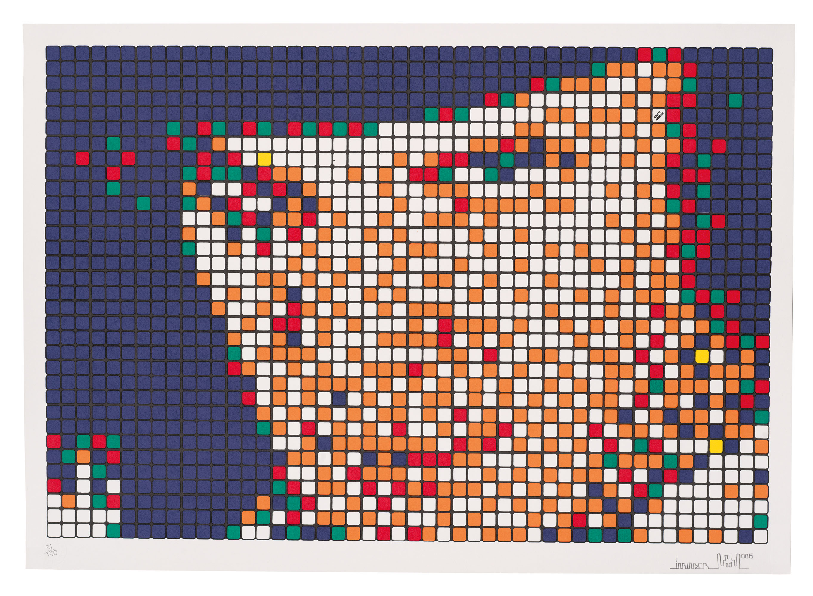 INVADER (B. 1969), Rubik Kubrick Clockwork Orange (Alex) | Christie's
