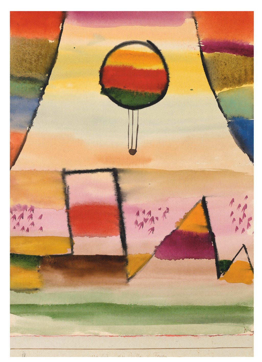 Paul Klee 1879 1940 Der Ballon Im Fenster 20th Century