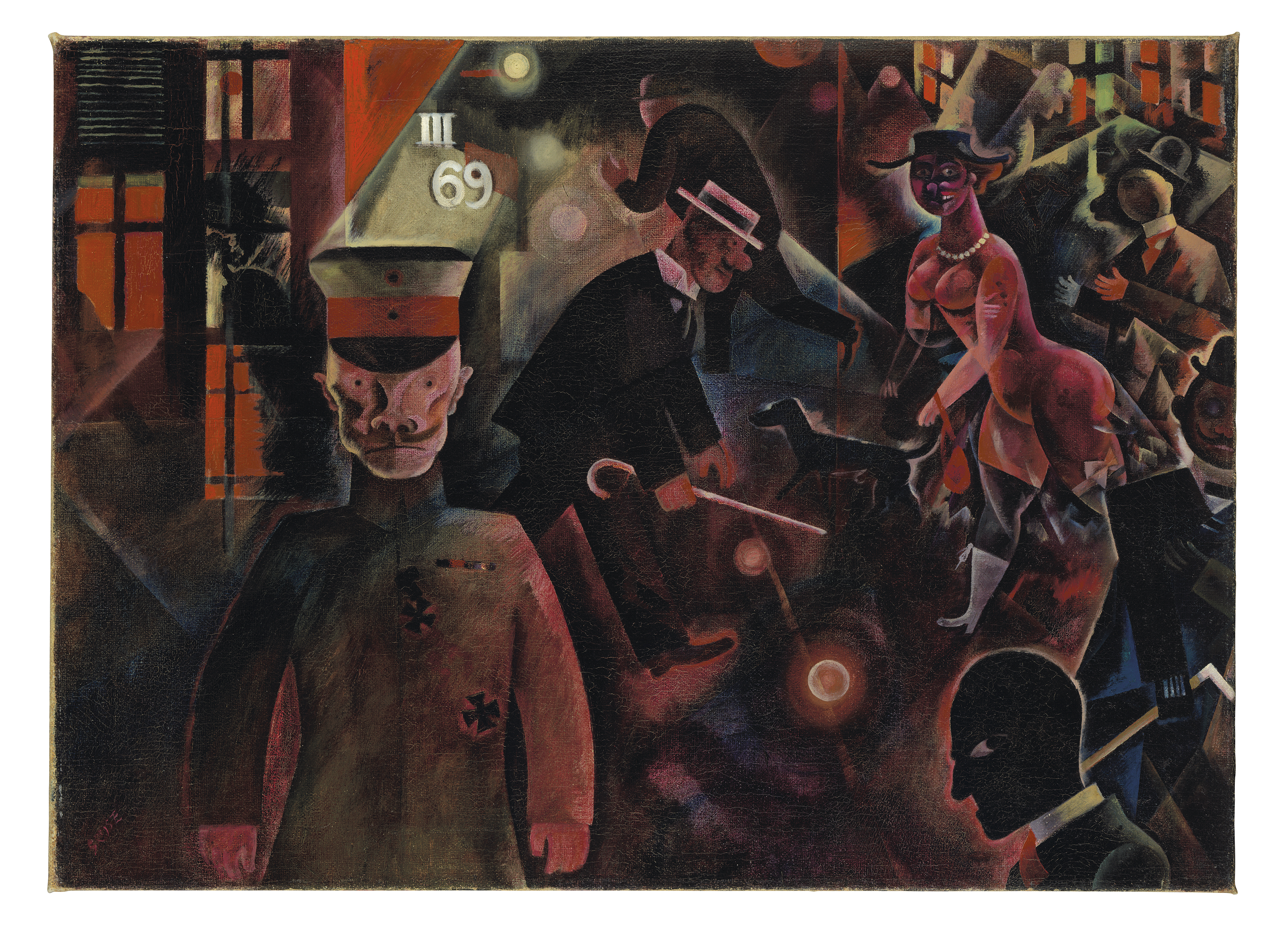 George Grosz (1893-1959), Gefährliche Straße | Christie's