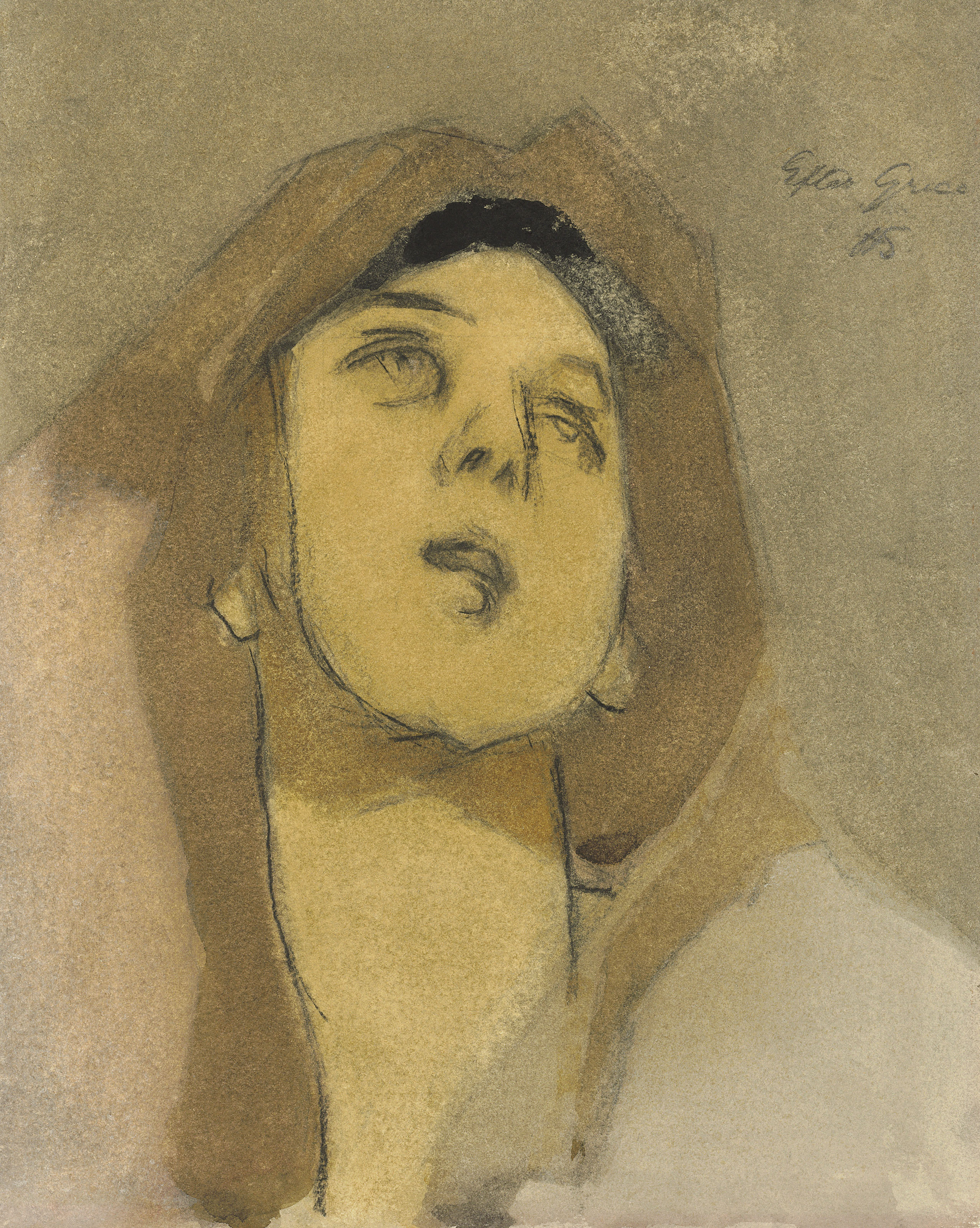 Helene Schjerfbeck 1862 1946 Madonna Immaculata After El