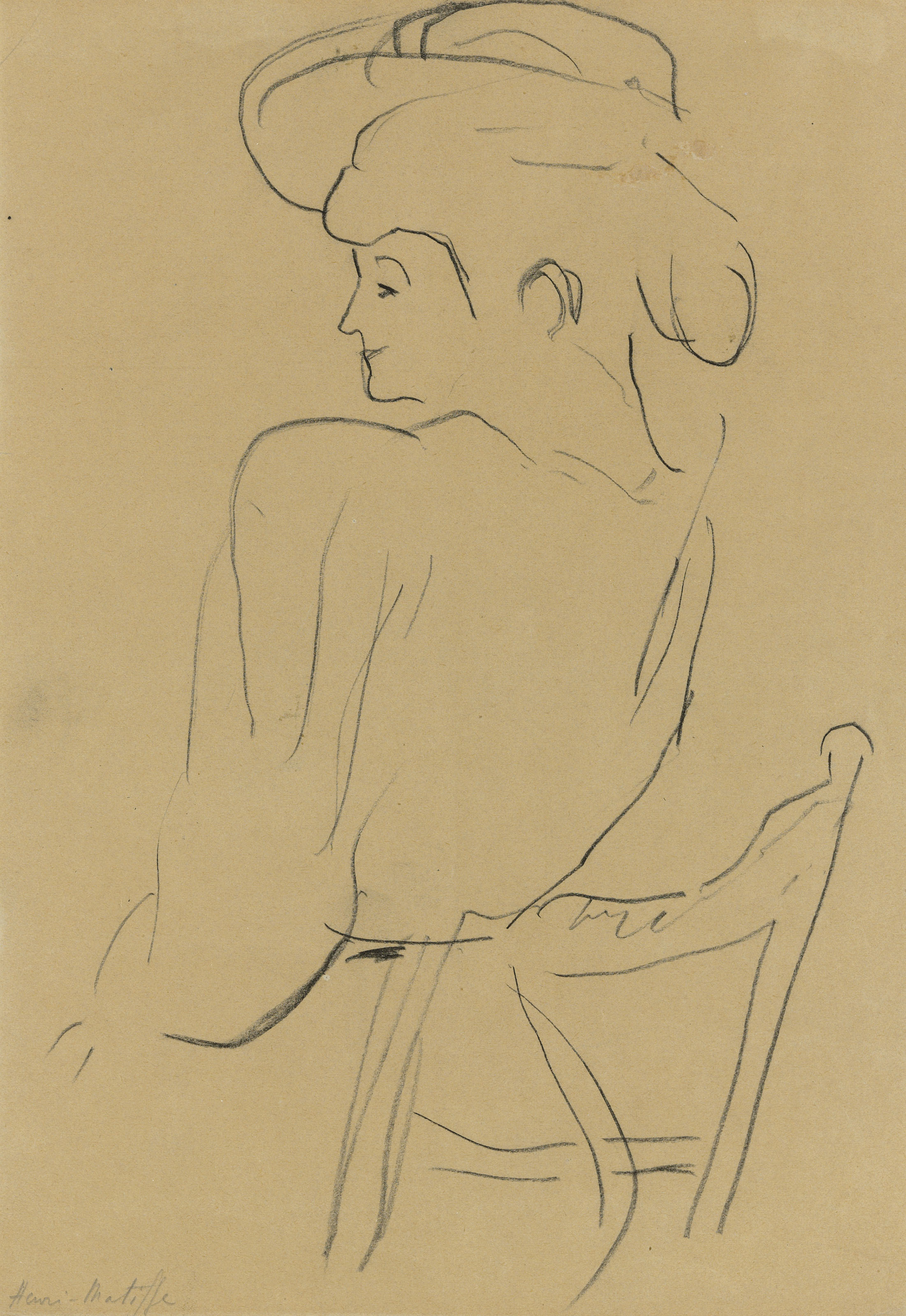 Femme au chapeau