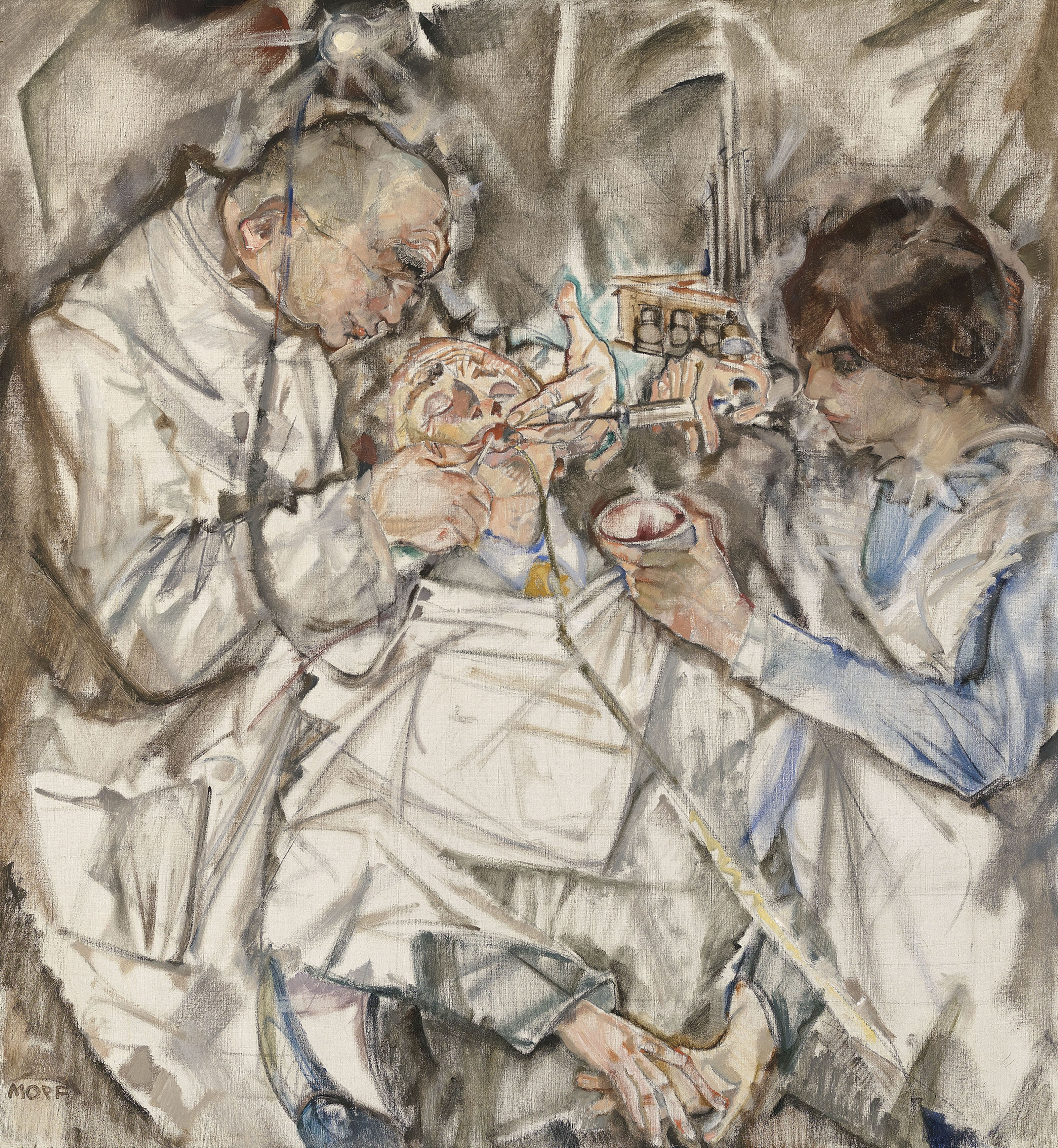 Max Oppenheimer (1885-1954) , Zahnarzt (The dentist ...