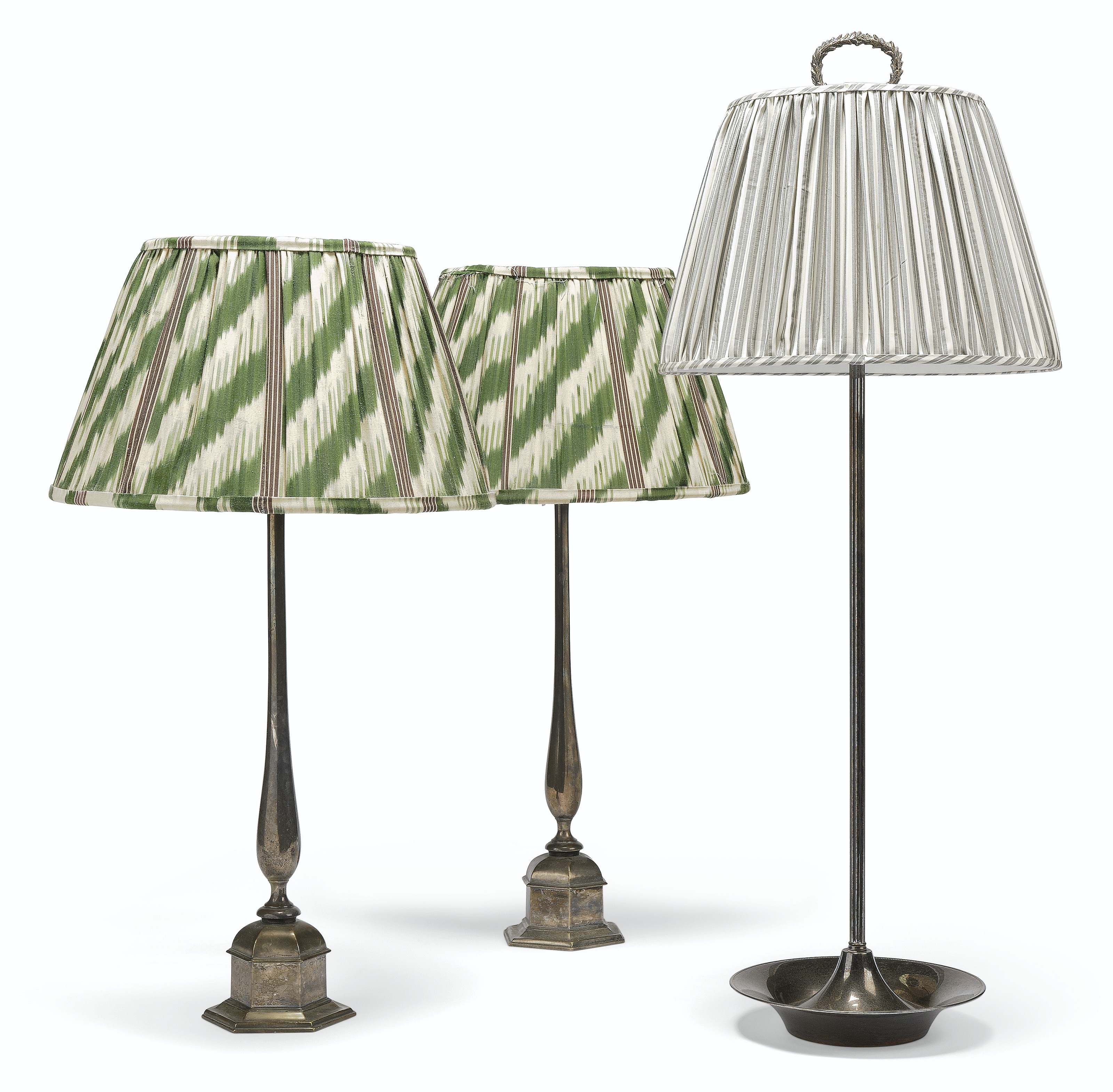 pair of tall table lamps