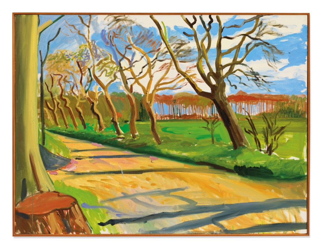 David Hockney B 1937 Walnut Trees 2000s Paintings Christie S