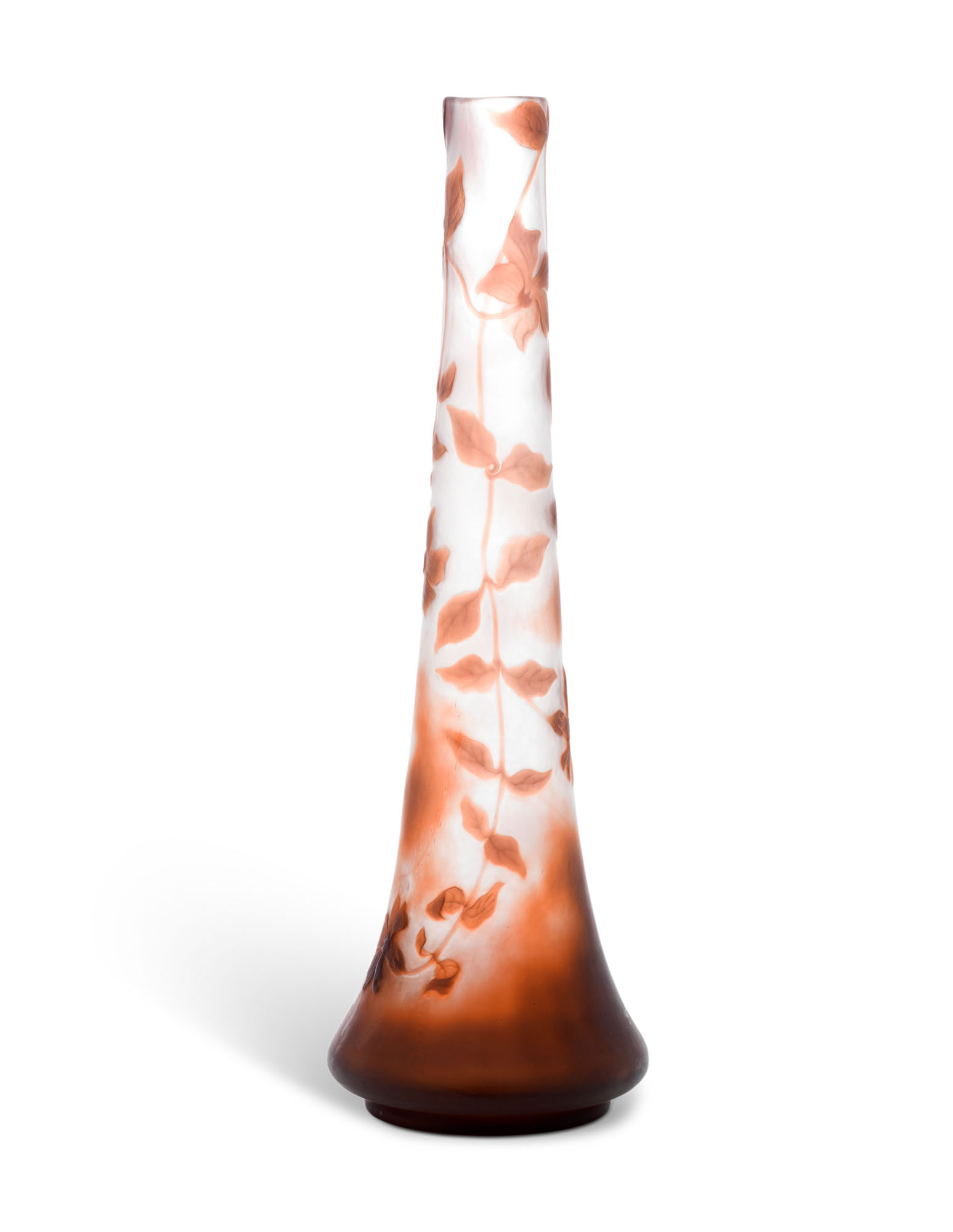 A CAMEO GLASS VASE, BY THE IMPERIAL GLASS FACTORY, ST PETERSBURG