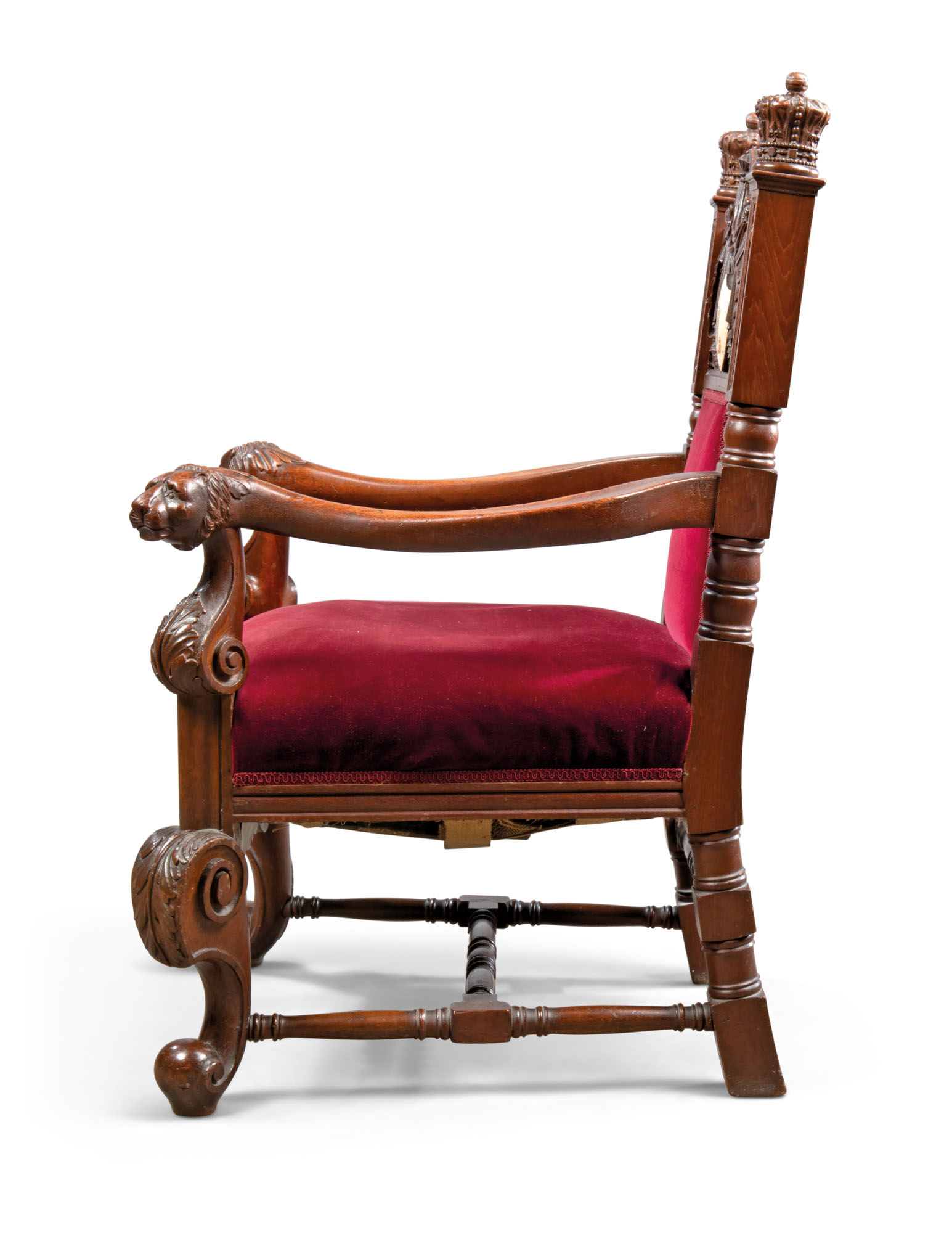 A Pair Of Indian Teak Durbar Armchairs Delhi North India Dated 1911 Furniture Lighting Chair Christie S