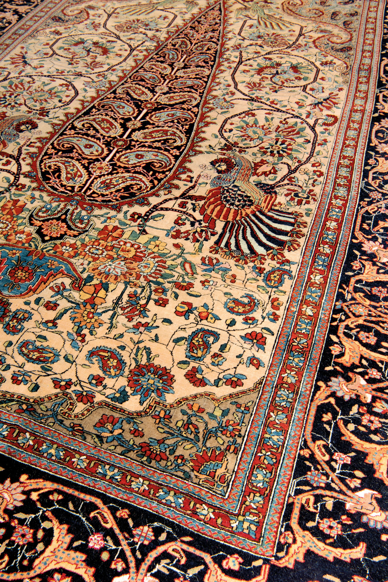 A KASHAN 'MOHTASHAM' RUG , WOVEN IN THE WORKSHOP OF MUHAMMAD HASSAN