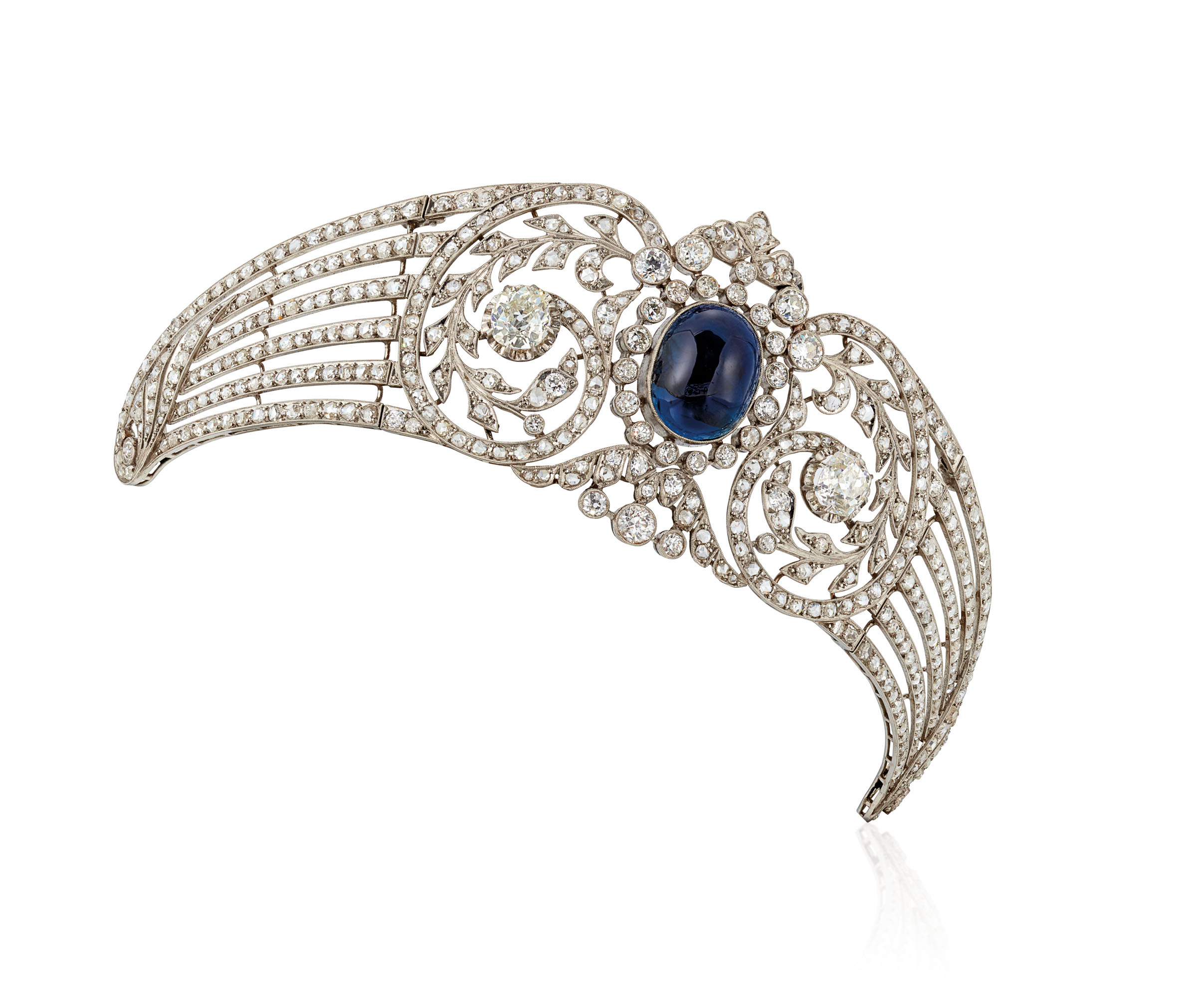BELLE EPOQUE SAPPHIRE AND DIAMOND TIARA | Christie's