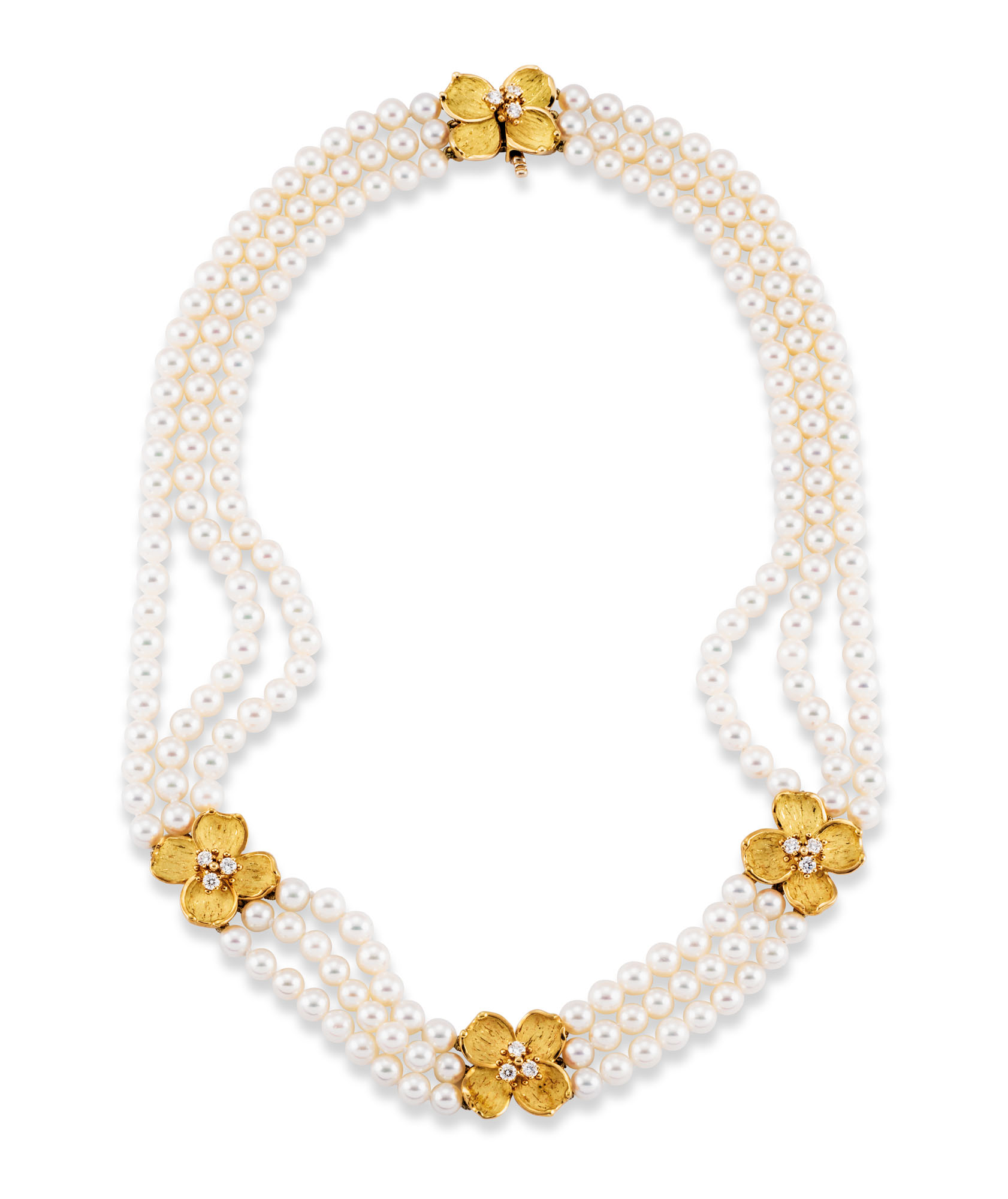 なんでも鑑定団よりも驚き！ CULTURED PEARL BRACELET AND NECKLACE 'DOGWOOD' DIAMOND AND 工芸品