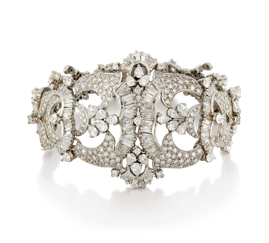 DIAMOND TIARA AND BRACELET SET, Christie’s