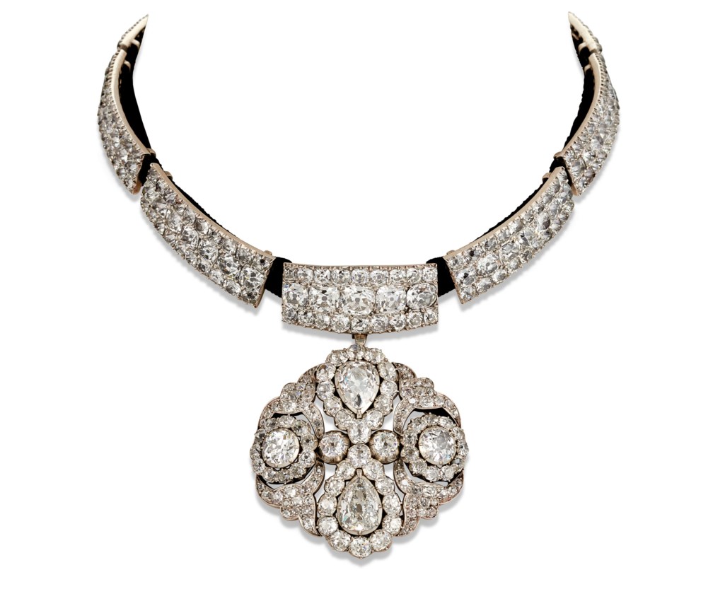 ANTIQUE DIAMOND PENDANT NECKLACE, | Christie’s