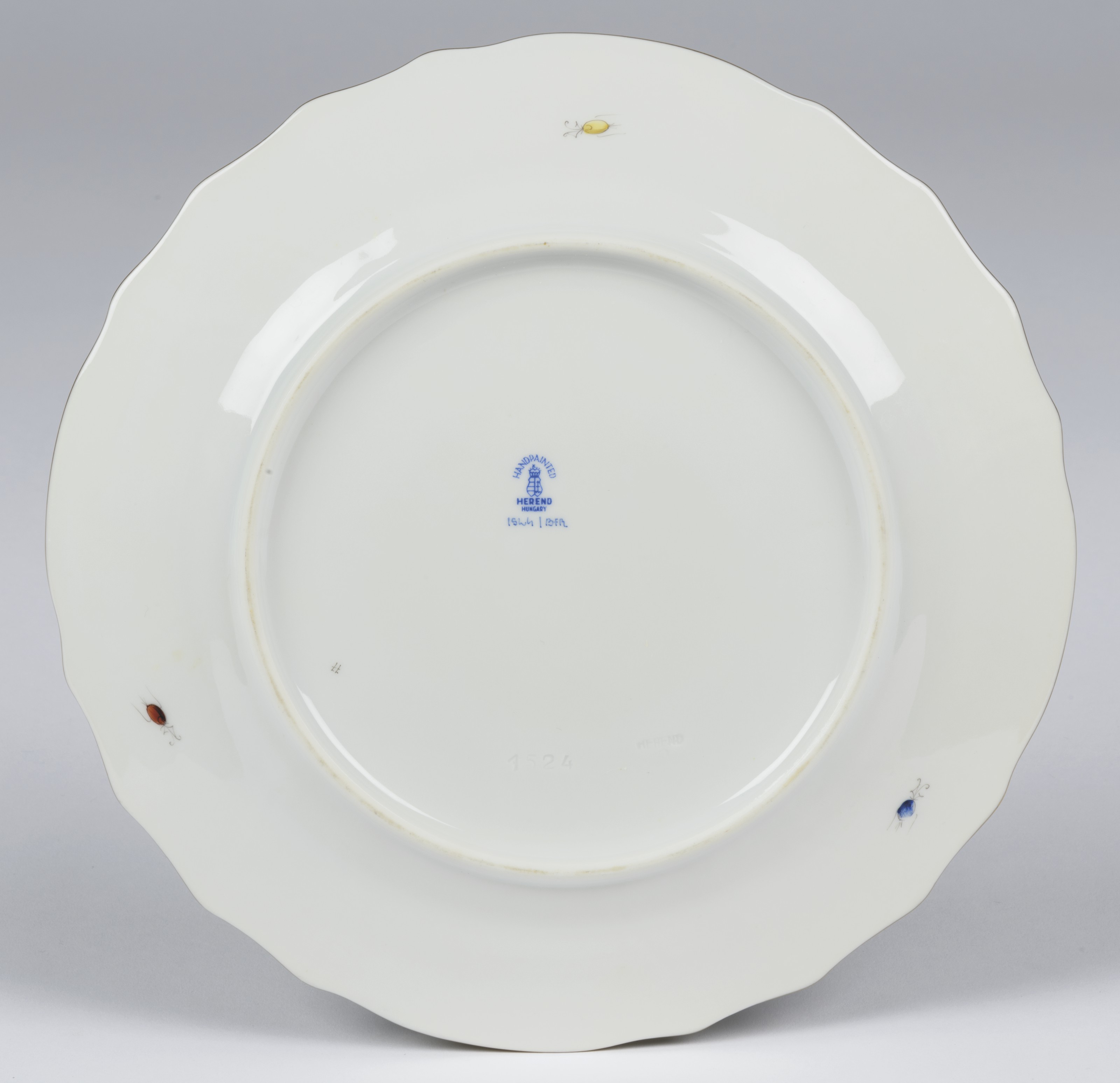 A HEREND PORCELAIN 'FRUITS AND FLOWERS' PATTERN COMPOSITE PART